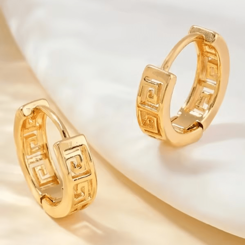 2 Pcs Fashion Geometric Personality Elegant Luxury Copper Golden Hoop Earrings Women Daily Party Prom Jewelry
2 Pcs Fashion Geometric Personality Elegant Luxury Copper Golden Hoop Earrings Women Daily Party Prom Jewelry