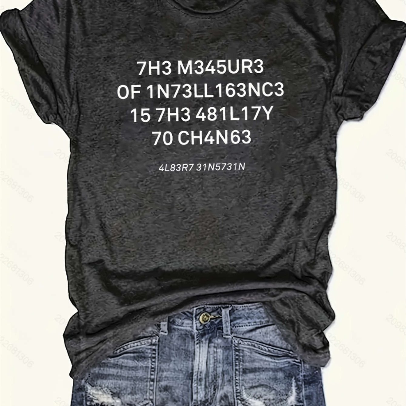 Fashionable Womens Graphic Print T-shirt - Casual Short Sleeve Crew Neck Top - Lightweight & Breathable For Spring & Summer Wardrobe
Fashionable Womens Graphic Print T-shirt - Casual Short Sleeve Crew Neck Top - Lightweight & Breathable For Spring & Summer Wardrobe