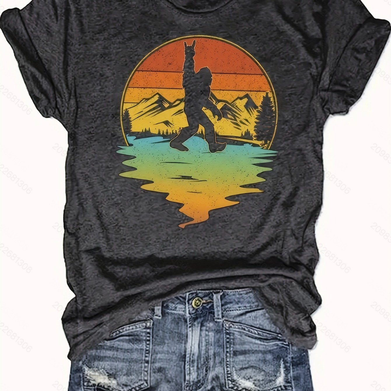Fashionable Womens Graphic Print T-shirt - Casual Short Sleeve Crew Neck Top - Lightweight & Breathable For Spring & Summer Wardrobe
Fashionable Womens Graphic Print T-shirt - Casual Short Sleeve Crew Neck Top - Lightweight & Breathable For Spring & Summer Wardrobe