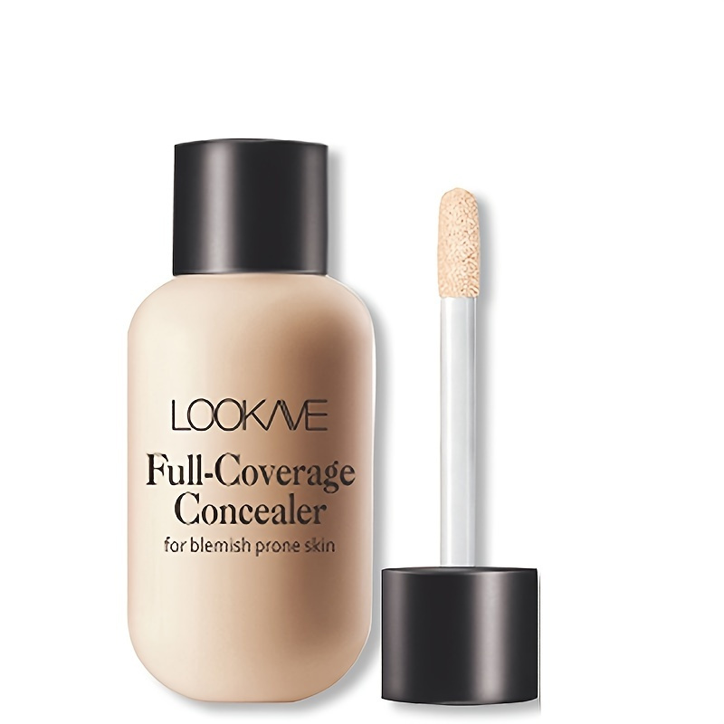 

Full Coverage Concealer, Natural Matte Finish, Waterproof Long Lasting Liquid Foundation Suitable For Concealing Dark Circles Acne Blemishes