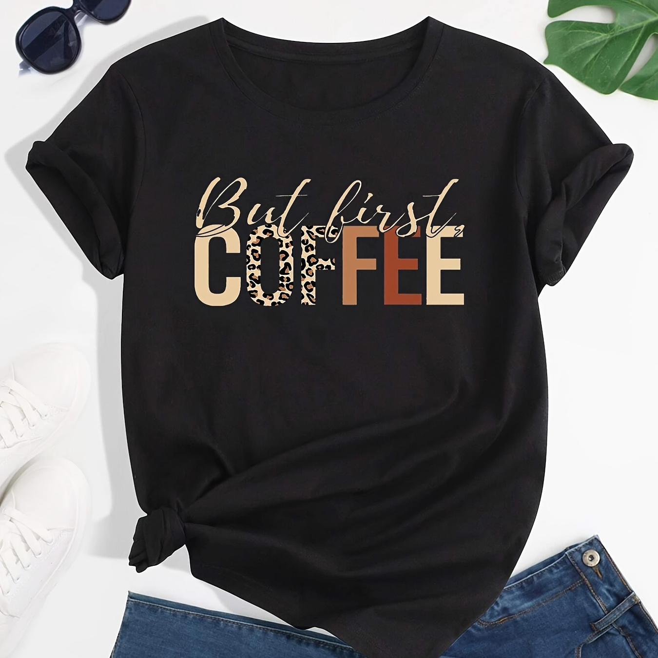 Letter Print Crew Neck T-shirt, Casual Loose Short Sleeve Fashion Summer T-shirts Tops, Women's Clothing
Letter Print Crew Neck T-shirt, Casual Loose Short Sleeve Fashion Summer T-shirts Tops, Women's Clothing