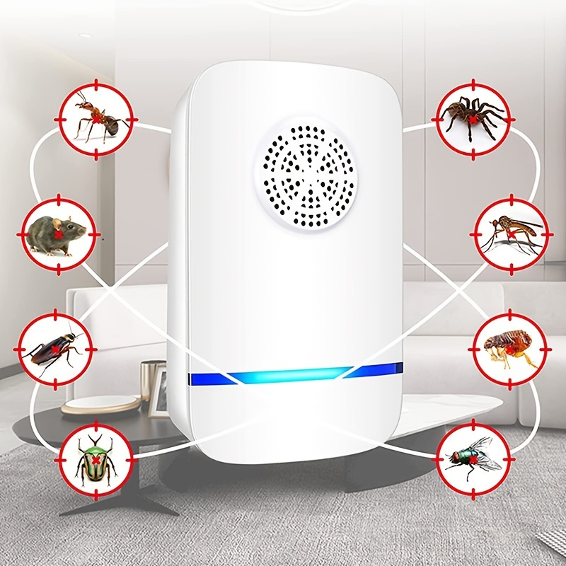 

Ultrasonic Pest Repeller - Effective Indoor Electronic Repellent For Mosquitoes, Mice, Cockroaches, Spiders And Insects