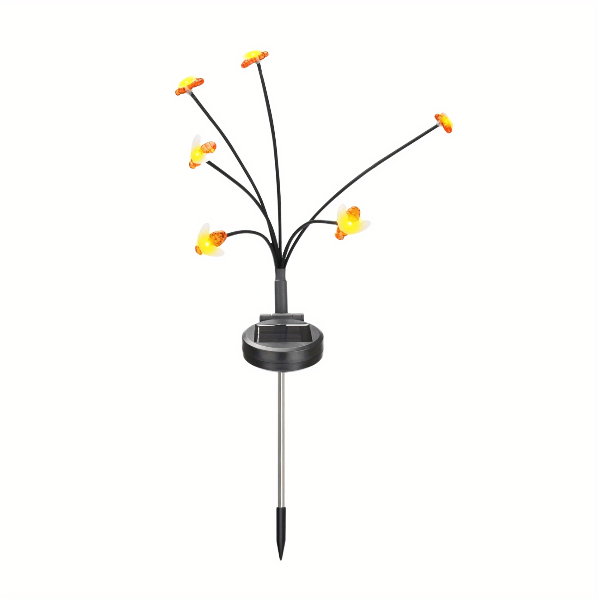 Pcs Solar Garden Lights New Upgraded Solar Bee Lights Firefly