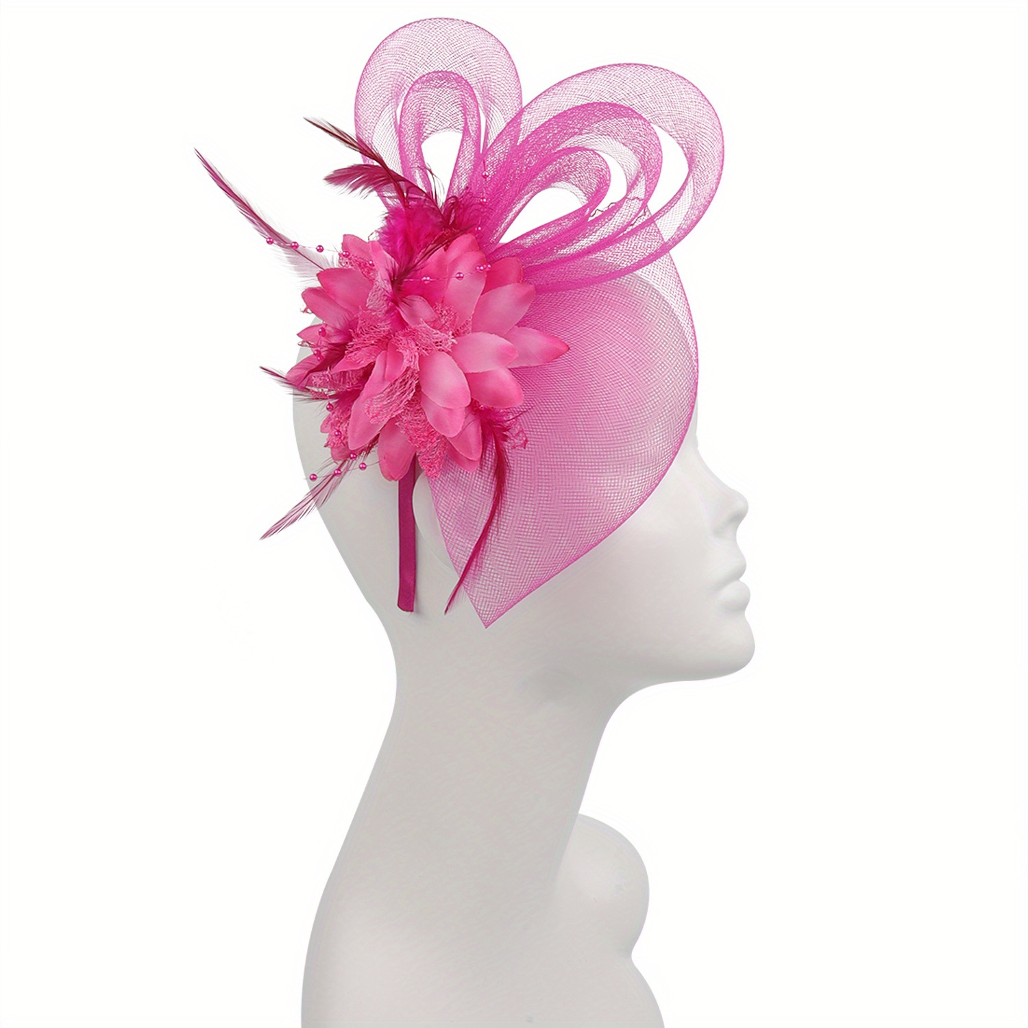 1pc Fascinators Hat For Women Tea Party Headband Kentucky Derby Hats