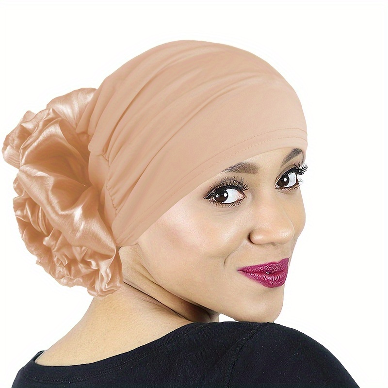 Bright Color Head Flower Turban Hat Stylish Ladies Elastic Chemo Hat Outdoor Decorative Pullover Hat
Bright Color Head Flower Turban Hat Stylish Ladies Elastic Chemo Hat Outdoor Decorative Pullover Hat