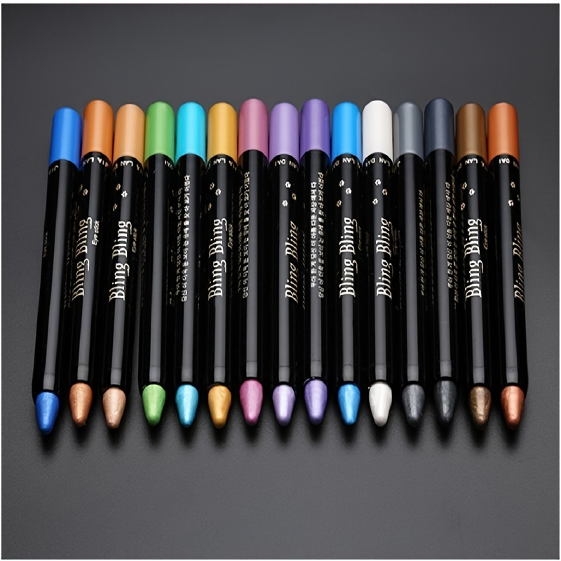 

Pearlescent Eyeshadow Pencil Waterproof Long Lasting Glitter Shimmer Eye Shadow Pen Eyeliner Stick Eyes Makeup Tools
