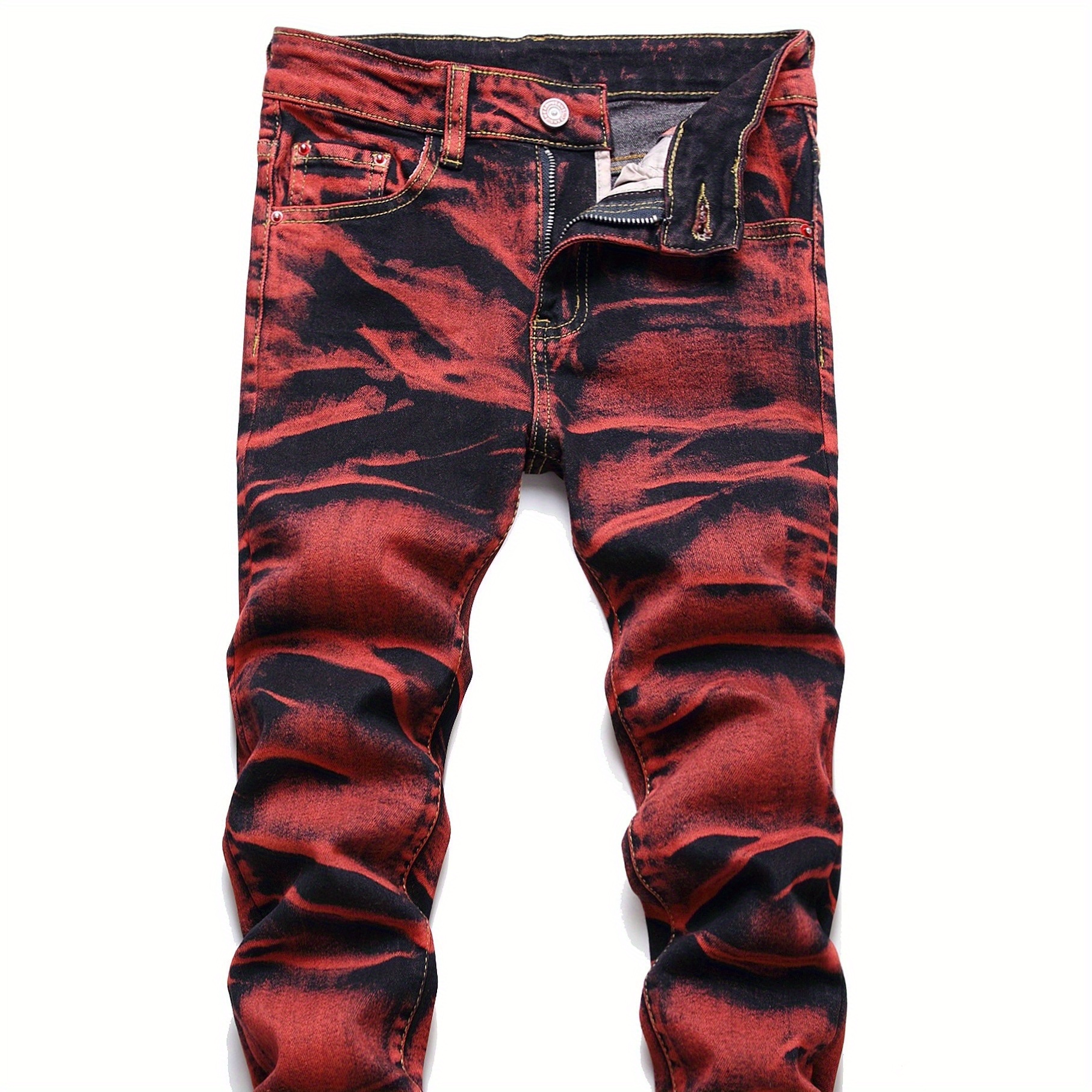 Kid's Vintage Style Jeans, Color Clash Straight Denim Pants, Boy's Clothes For All Seasons
Kid's Vintage Style Jeans, Color Clash Straight Denim Pants, Boy's Clothes For All Seasons