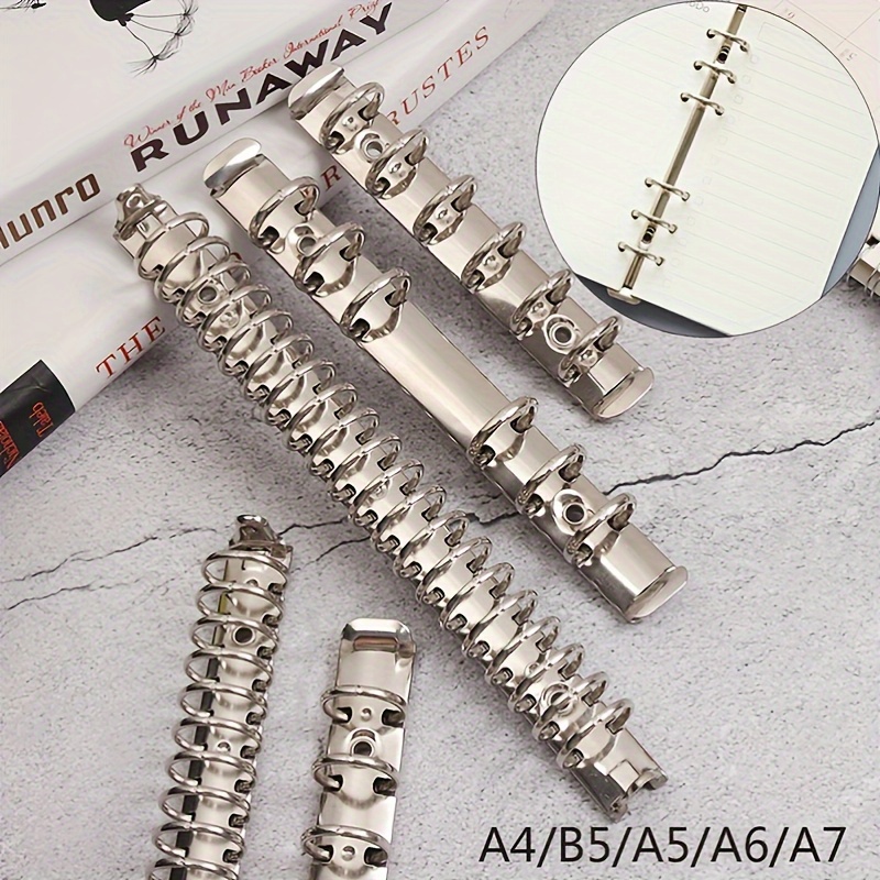 A4 A5 A5 B5 A6 A7 Golden Loose-leaf Binder Type 0 Binding Ring Notebook Journal Binding Accessories
A4 A5 A5 B5 A6 A7 Golden Loose-leaf Binder Type 0 Binding Ring Notebook Journal Binding Accessories