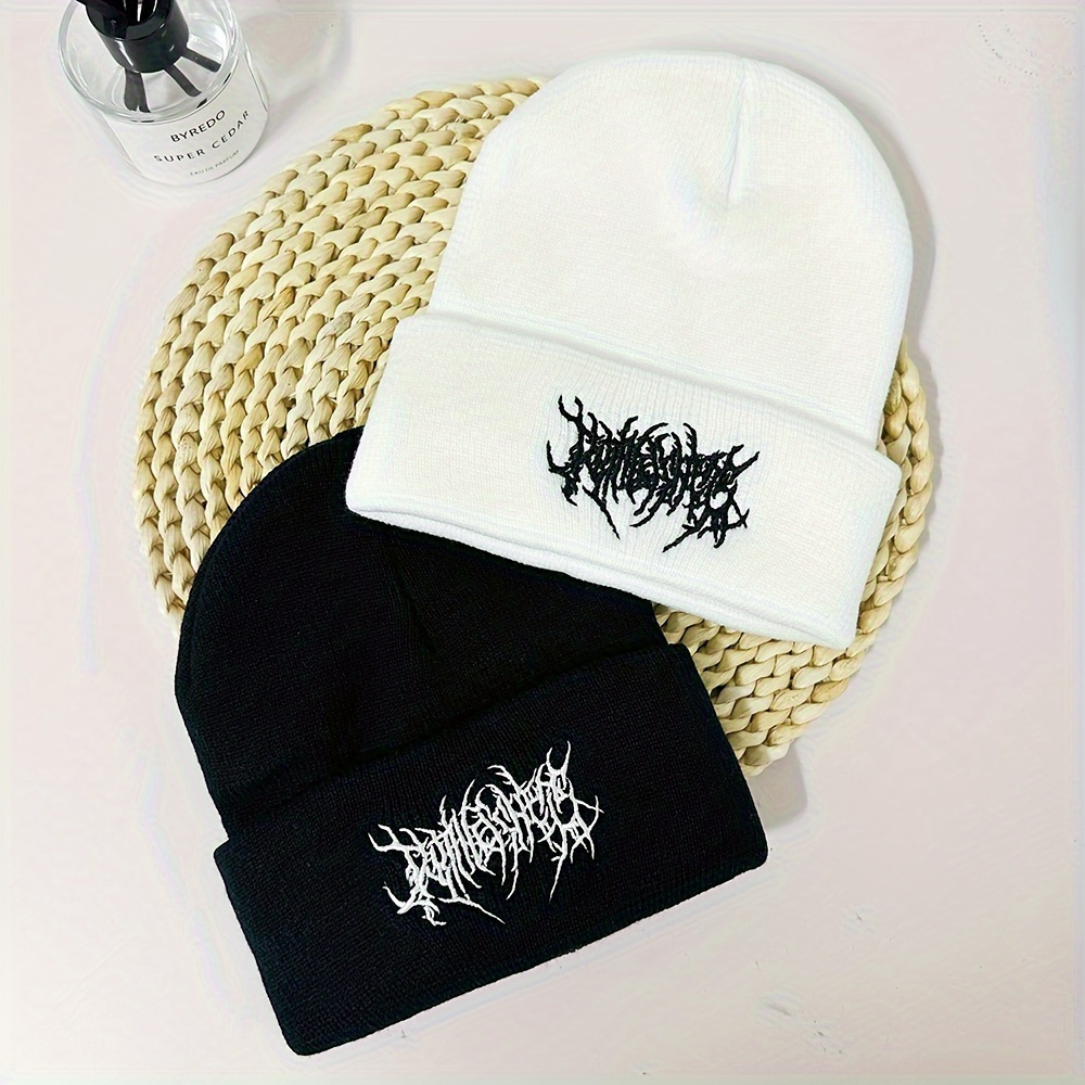 Trendy Embroidered Knit Beanie For Women - Lightweight, Breathable, And Warm Cap For Autumn And Winter
Trendy Embroidered Knit Beanie For Women - Lightweight, Breathable, And Warm Cap For Autumn And Winter