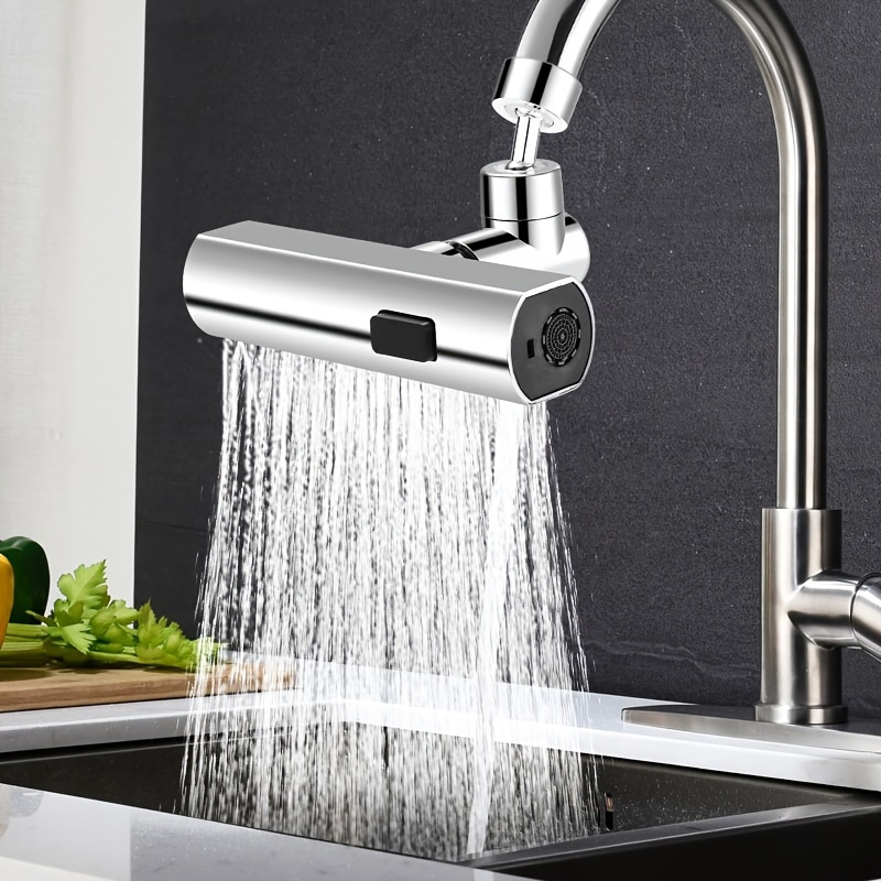 1pc Faucet Adapter - Multi-function, No Power Needed, Standard Thread For Bathroom & Kitchen Sink Upgrade
1pc Faucet Adapter - Multi-function, No Power Needed, Standard Thread For Bathroom & Kitchen Sink Upgrade