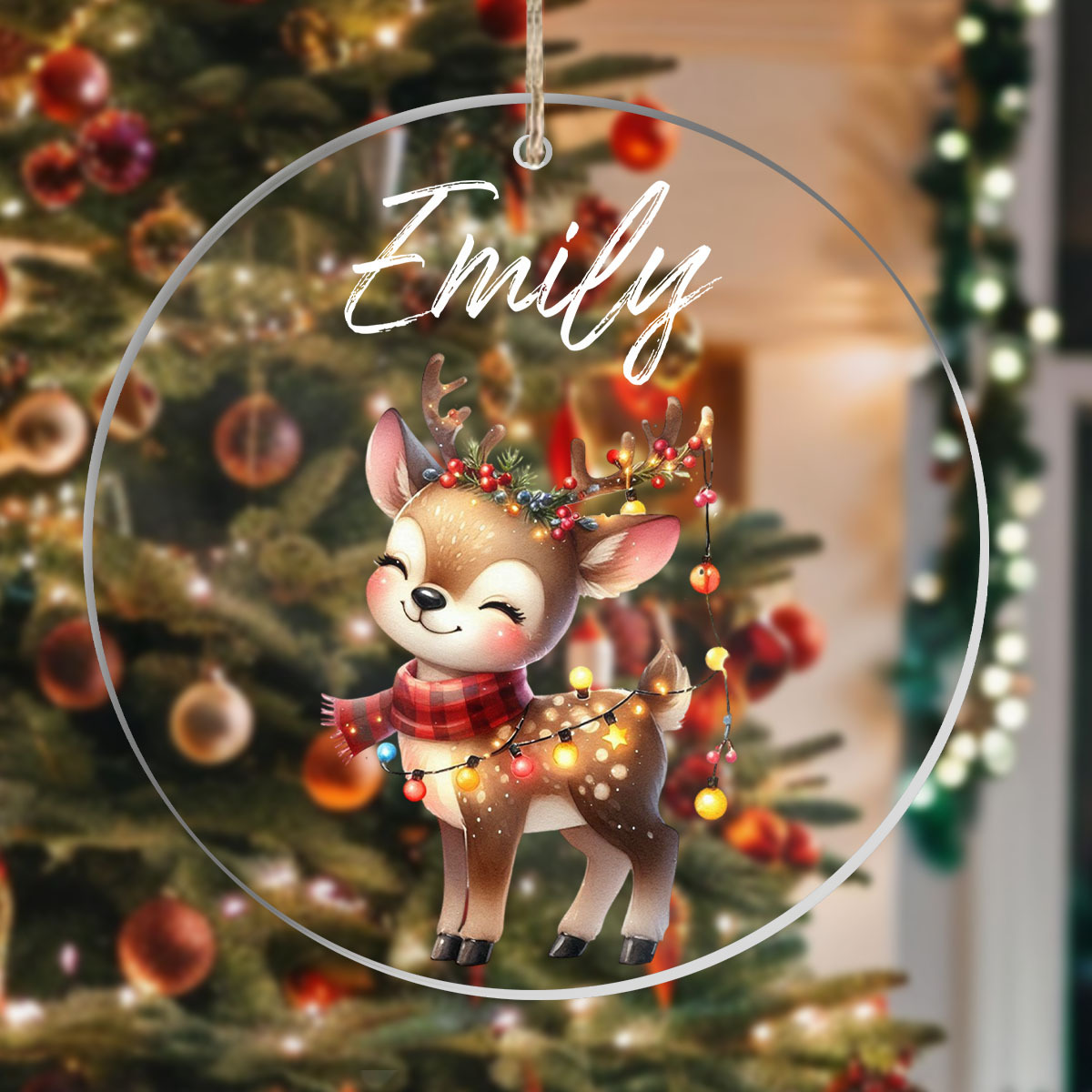 Custom Acrylic Christmas Ornament - Personalized Name Sign For Tree Decor, Perfect Unique Gift & Accent
Custom Acrylic Christmas Ornament - Personalized Name Sign For Tree Decor, Perfect Unique Gift & Accent