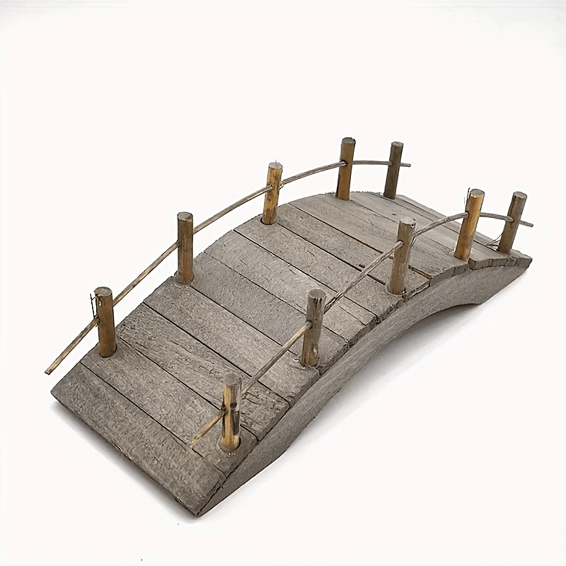 Rustic Wooden Arch Bridge Model, Miniature Simulation For Fairy Garden, Outdoor Scene Ornament, Diy Crafts Accessory, Decorative Gift - Grey & Yellow
Rustic Wooden Arch Bridge Model, Miniature Simulation For Fairy Garden, Outdoor Scene Ornament, Diy Crafts Accessory, Decorative Gift - Grey & Yellow