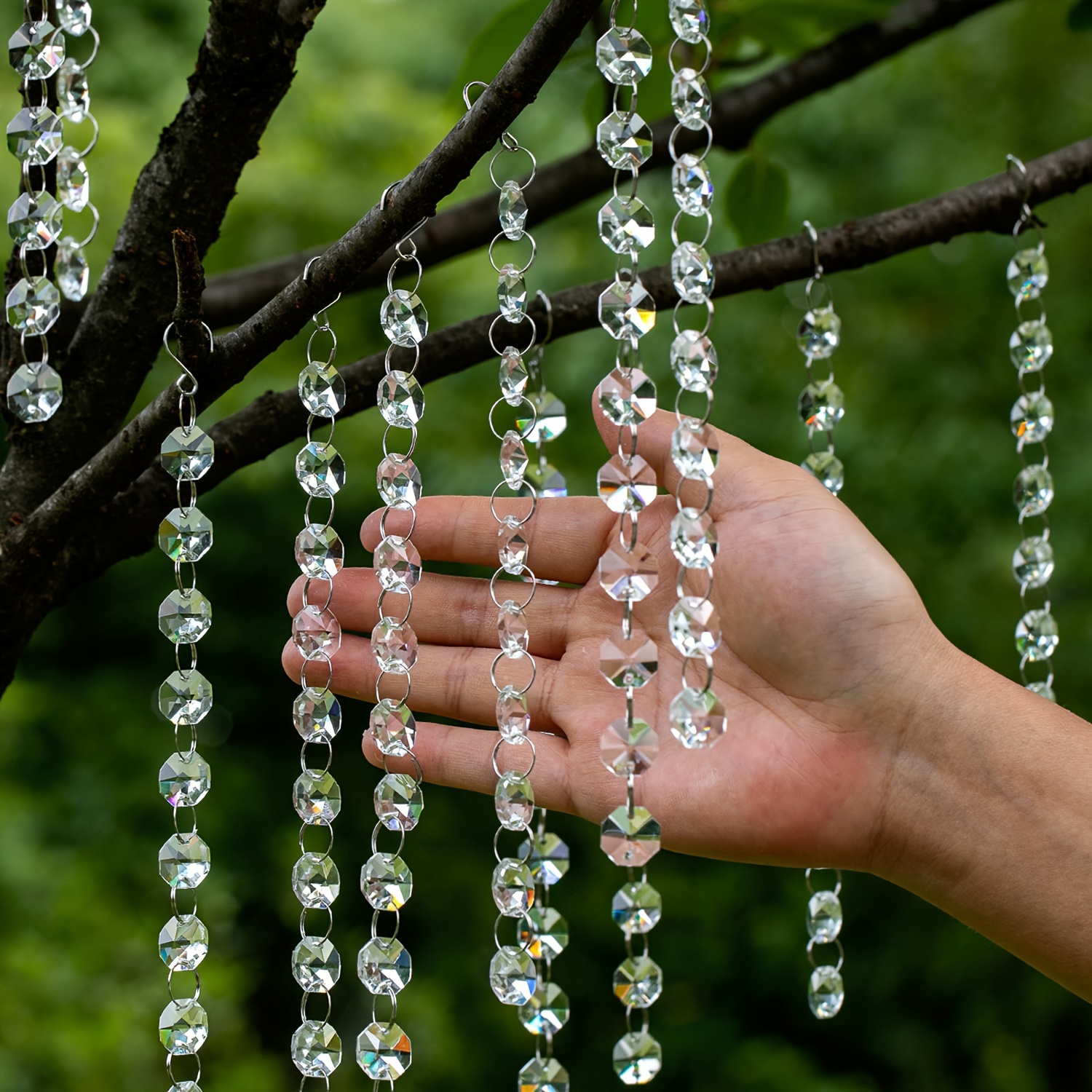 5pcs Crystal Suncatchers Set, Outdoor Garden Light Collectors, Wedding Party Decorations, Accessories
5pcs Crystal Suncatchers Set, Outdoor Garden Light Collectors, Wedding Party Decorations, Accessories