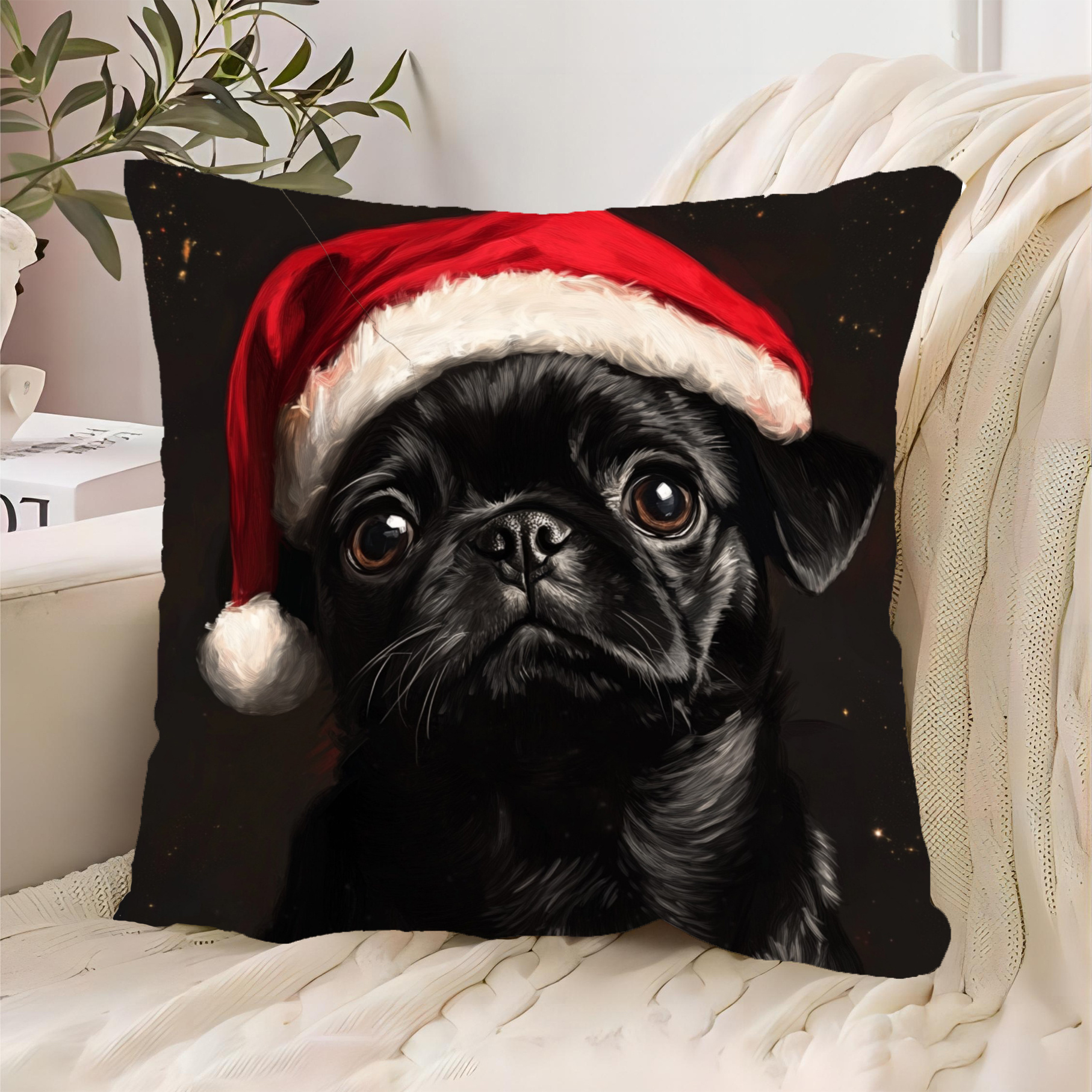 1pc, Polyester Short Plush 18x18 Inch, Sweet Christmas, Suitable For Room, Sofa, Bedroom, Without Pillow Core_weng210
1pc, Polyester Short Plush 18x18 Inch, Sweet Christmas, Suitable For Room, Sofa, Bedroom, Without Pillow Core_weng210