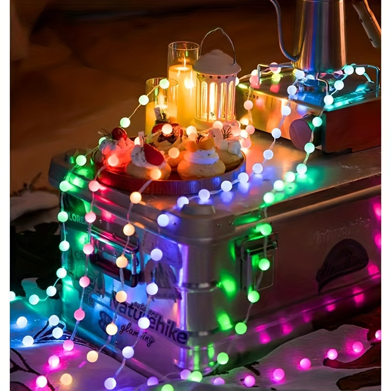 1pc/2pc- String , 16.4ft/33ft Rgb App And For , , Christmas, , , Camping, And Decoration
1pc/2pc- String , 16.4ft/33ft Rgb App And For , , Christmas, , , Camping, And Decoration