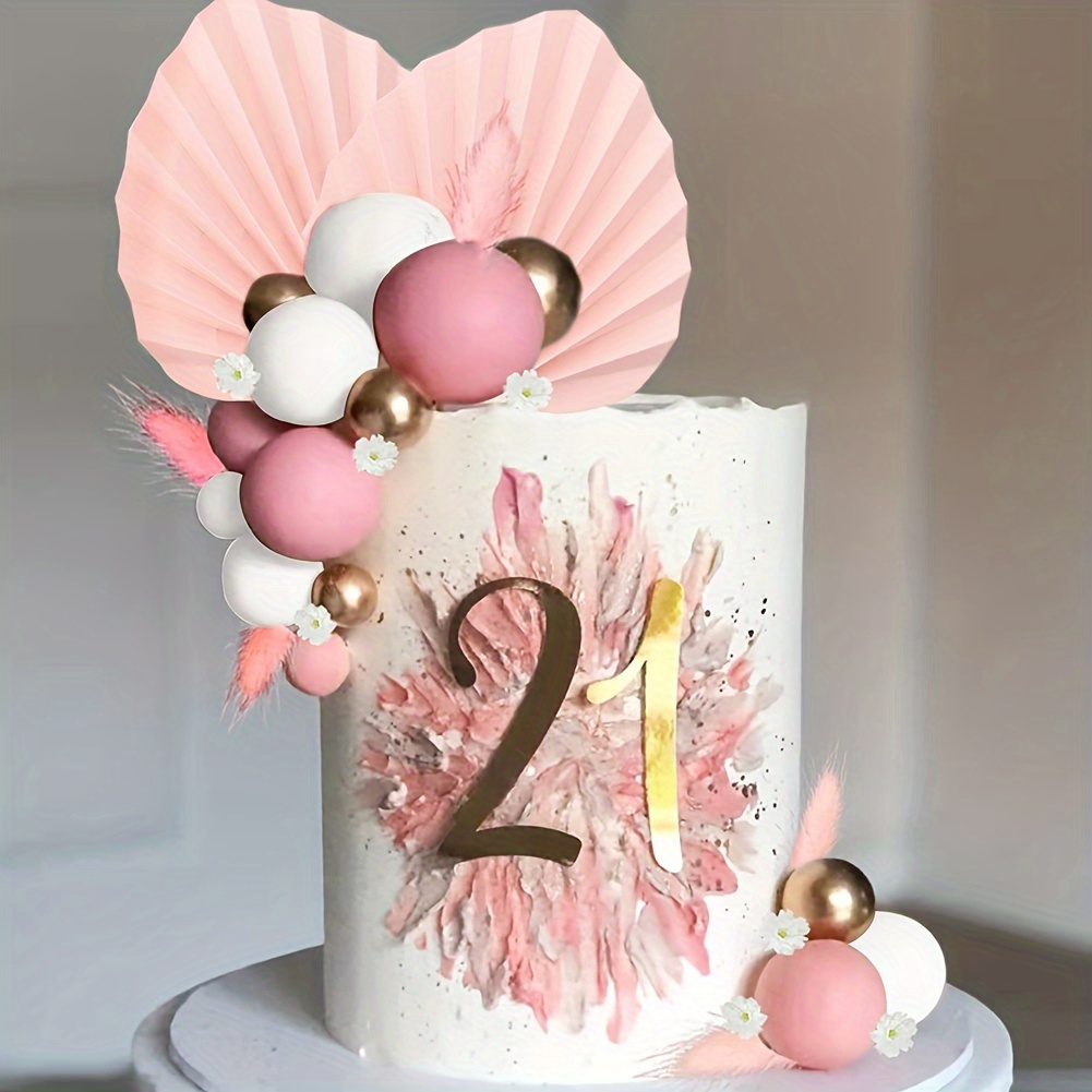 42pcs/set, Baby Shower Diy Leaf Flower Multifunctional Cake Decoration Round Ball Cake Decor Topper Party Decor Supplies
42pcs/set, Baby Shower Diy Leaf Flower Multifunctional Cake Decoration Round Ball Cake Decor Topper Party Decor Supplies