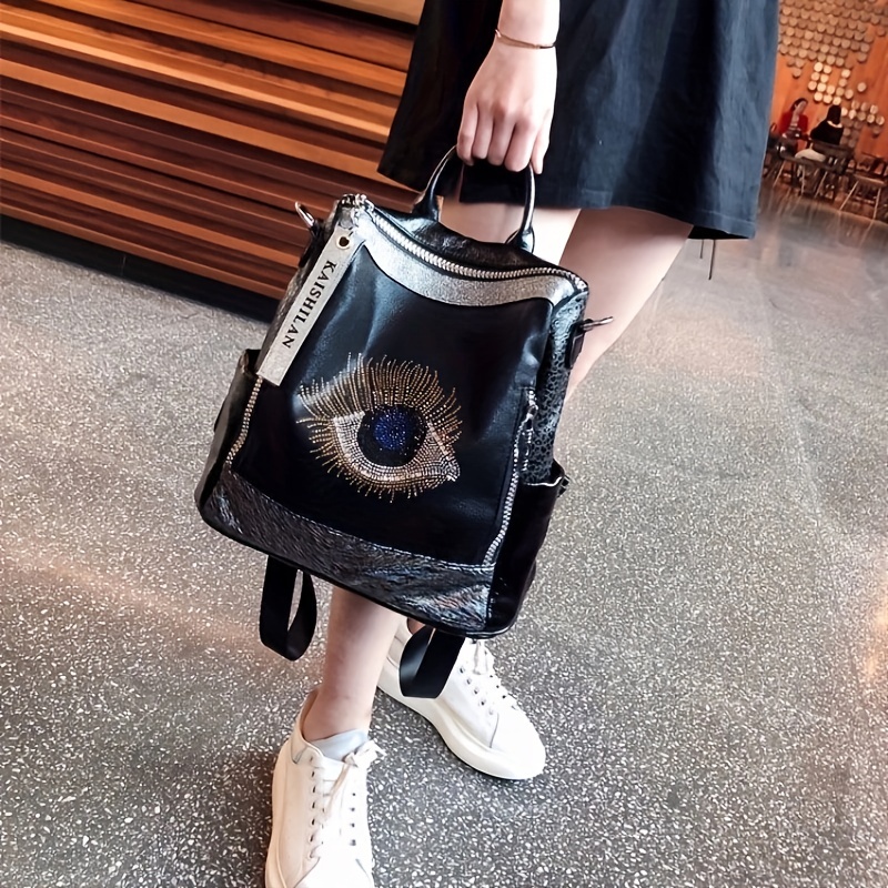 Sac à dos tendance mini avec décor en strass, sac à dos convertible anti-vol, sac à dos de voyage et sac à bandoulière pour femmes pour Carnaval
Sac à dos tendance mini avec décor en strass, sac à dos convertible anti-vol, sac à dos de voyage et sac à bandoulière pour femmes pour Carnaval