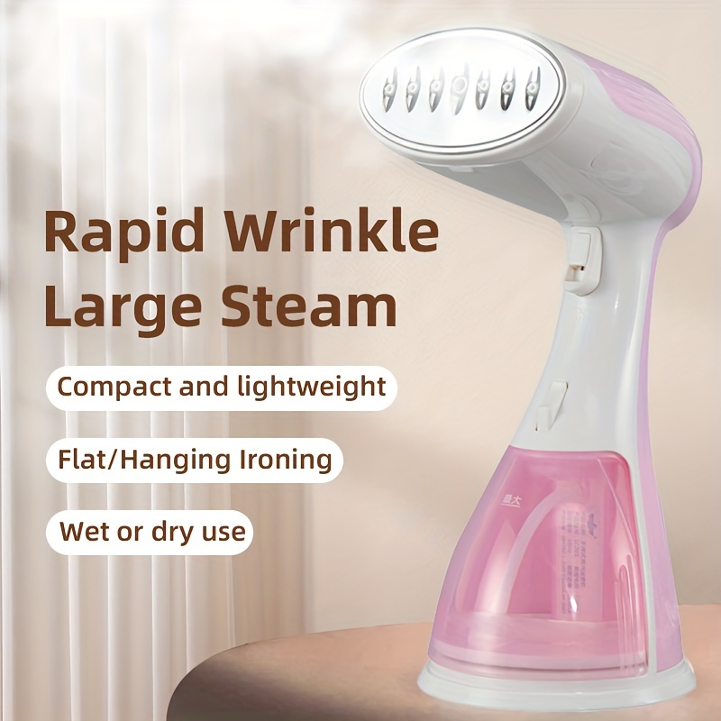 1pc Vertical Steam Iron, Portable Travel Garment Steamer, 300ml Large Capacity Handheld Fabric Steamer Fast Heating, Suitable For Home And Travel, School Supplies, Back To School
1pc Vertical Steam Iron, Portable Travel Garment Steamer, 300ml Large Capacity Handheld Fabric Steamer Fast Heating, Suitable For Home And Travel, School Supplies, Back To School