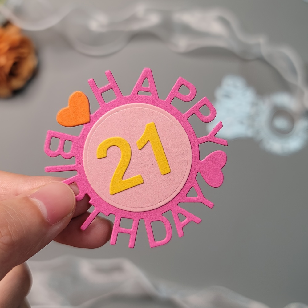 1pc Metal Die Cut, Metal Cutting Die For Paper Card Making Scrapbooking Diy Cards Photo Album Craft Decorations Happy Birthday Metal Cutting Die
1pc Metal Die Cut, Metal Cutting Die For Paper Card Making Scrapbooking Diy Cards Photo Album Craft Decorations Happy Birthday Metal Cutting Die