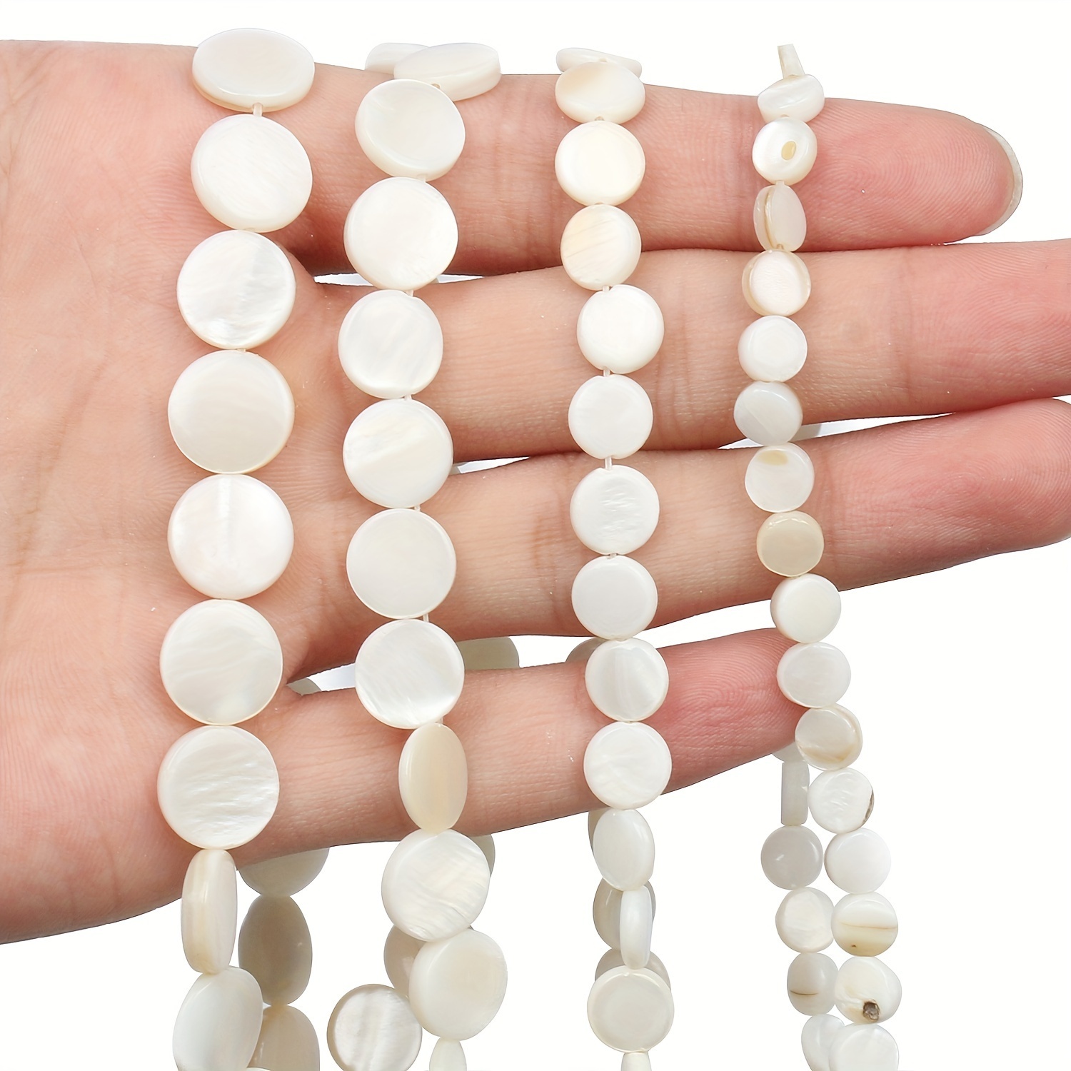 8/10/12mm Natural Shell Beads Flat Round Loose Spacer Charms Handmade Bracelet Beads For Jewelry Making Diy
8/10/12mm Natural Shell Beads Flat Round Loose Spacer Charms Handmade Bracelet Beads For Jewelry Making Diy