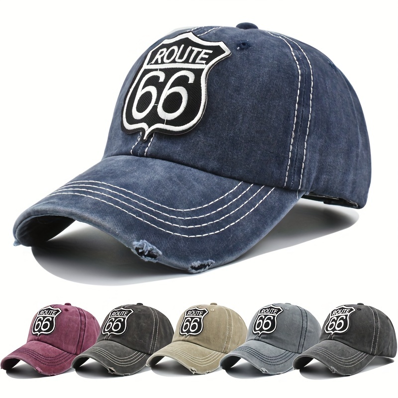 Route 66 Letter Embroidery New Baseball Cap Unisex Casual Dad Cowboy Hat Washed Retro Sturdy Ladies Hiking Outdoor Activities Sunshade Sunscreen Cap 4 Seasons Universal Tooling Cap For Women
Route 66 Letter Embroidery New Baseball Cap Unisex Casual Dad Cowboy Hat Washed Retro Sturdy Ladies Hiking Outdoor Activities Sunshade Sunscreen Cap 4 Seasons Universal Tooling Cap For Women