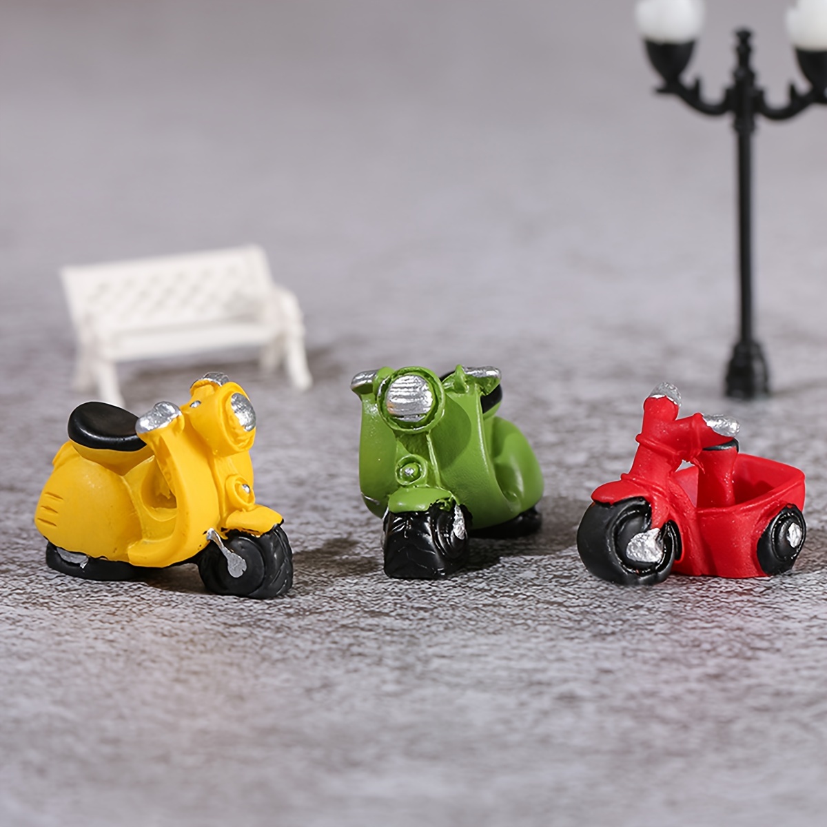 3pcs, Cute Mini Resin Motorcycle Ornaments Suitable For Daily Decoration, Landscape Pot Decorative Crafts Ornaments For Garden Outdoor Decorations
3pcs, Cute Mini Resin Motorcycle Ornaments Suitable For Daily Decoration, Landscape Pot Decorative Crafts Ornaments For Garden Outdoor Decorations