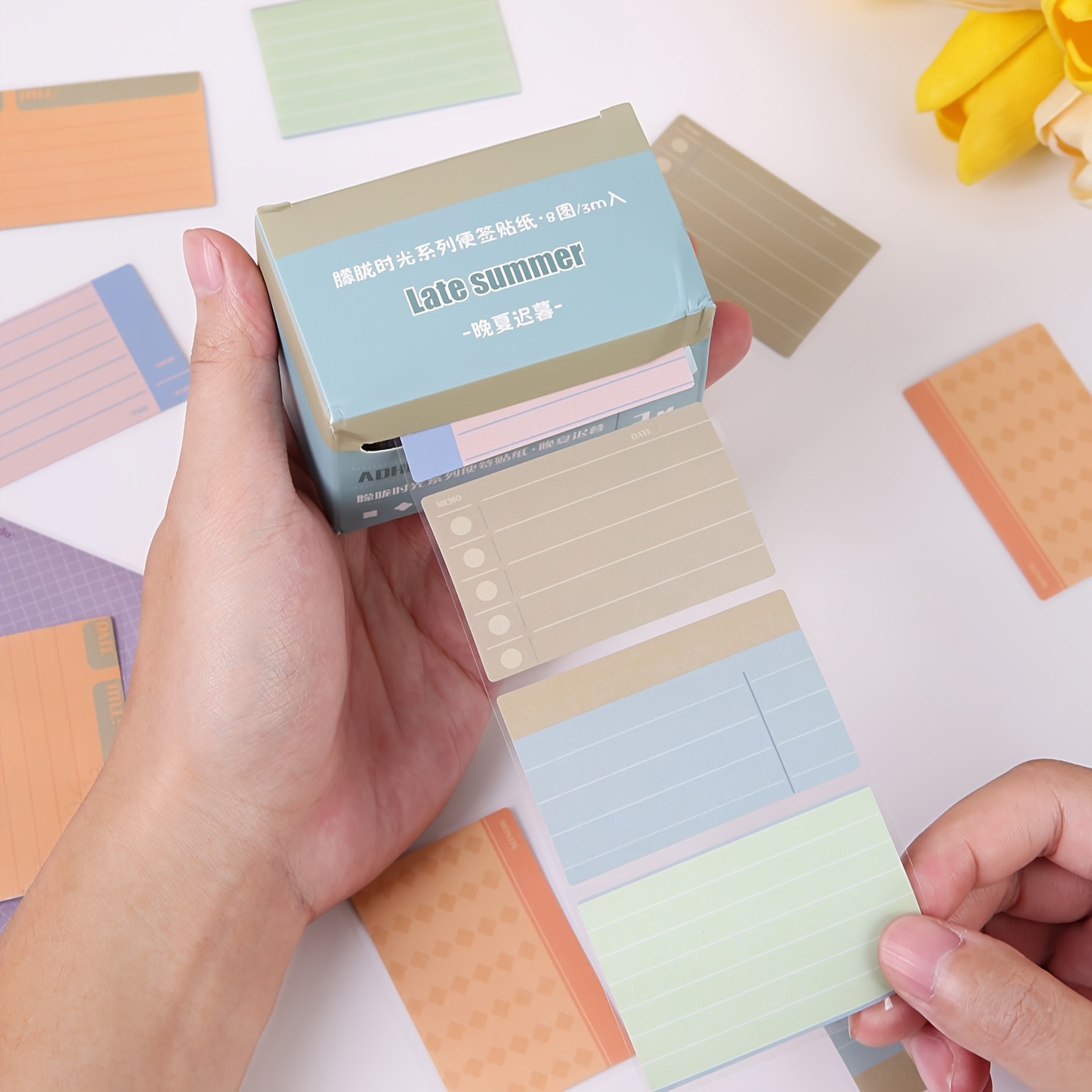 70pcs Per Box, Japanese-style Simple Pull-out Planning Memo Convenience Label Stickers
70pcs Per Box, Japanese-style Simple Pull-out Planning Memo Convenience Label Stickers