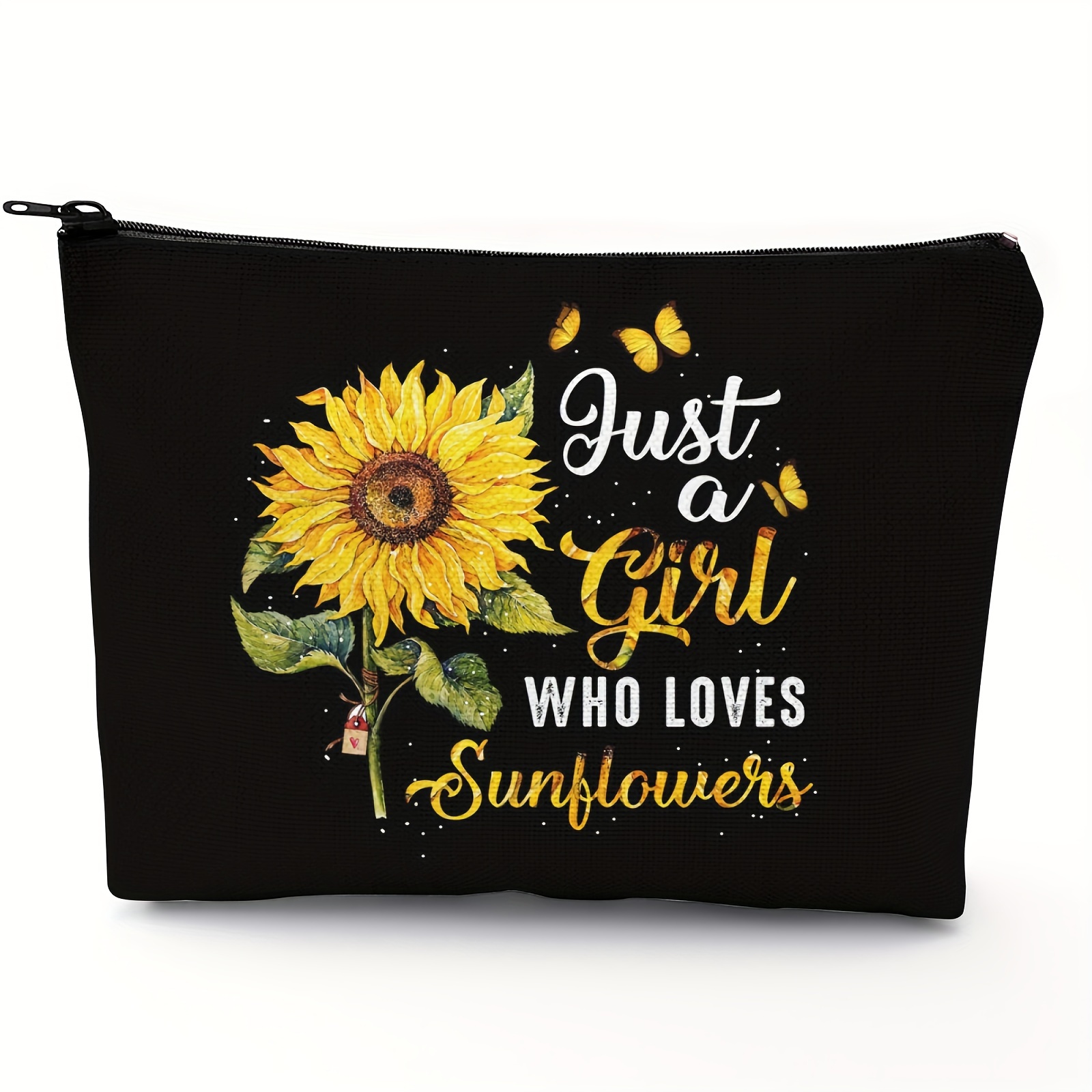 1pc Sunflower Cosmetic Bag For Women Just A Who Loves Sunflowers Makeup Bag With Zipper Pouch Portable Sunflower Travel Bags Gift Accessories
1pc Sunflower Cosmetic Bag For Women Just A Who Loves Sunflowers Makeup Bag With Zipper Pouch Portable Sunflower Travel Bags Gift Accessories