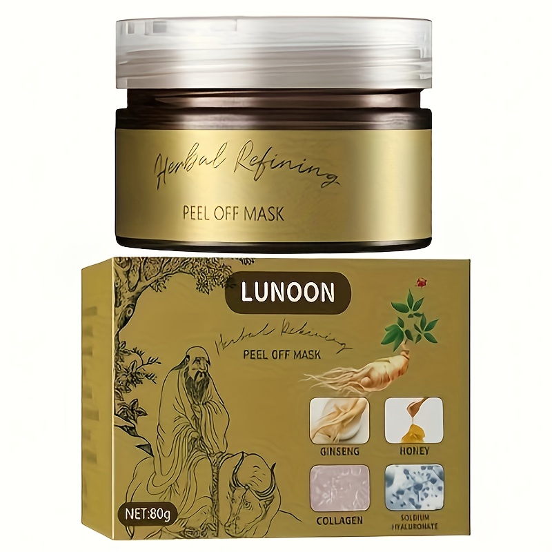 80g Peel Off Mask, Contains Ginseng And Honey Extract, Collagen, And Sodium Hyaluronate, Pore Shrinking, Hydrating, Cleansing And Rejuvenating Mask
80g Peel Off Mask, Contains Ginseng And Honey Extract, Collagen, And Sodium Hyaluronate, Pore Shrinking, Hydrating, Cleansing And Rejuvenating Mask