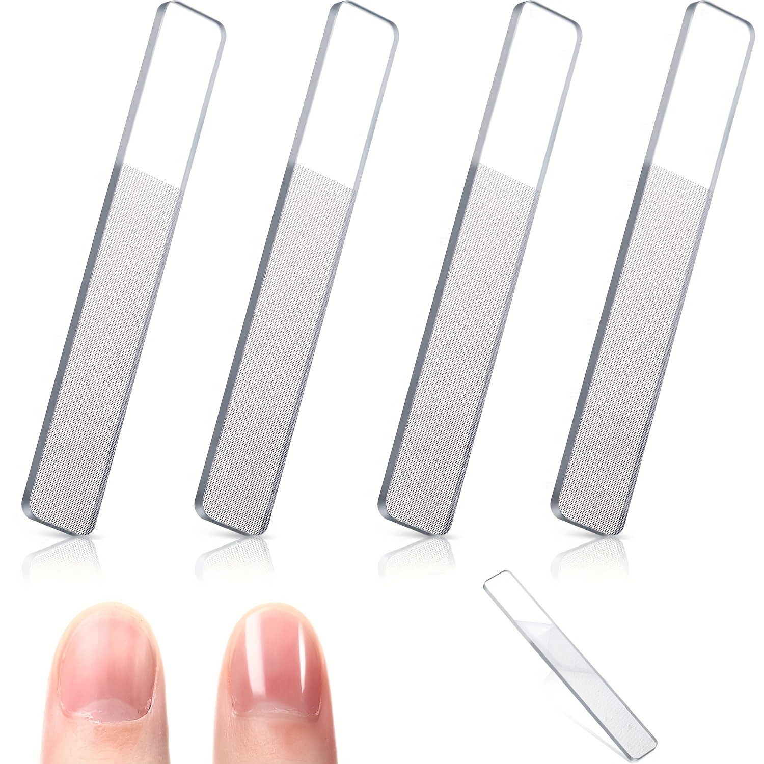 4 Pcs Limeur À Ongles En Verre Cristal Polisseur De Lime À Ongles En Verre Cristal Nano Pour Soins Des Ongles
4 Pcs Limeur À Ongles En Verre Cristal Polisseur De Lime À Ongles En Verre Cristal Nano Pour Soins Des Ongles