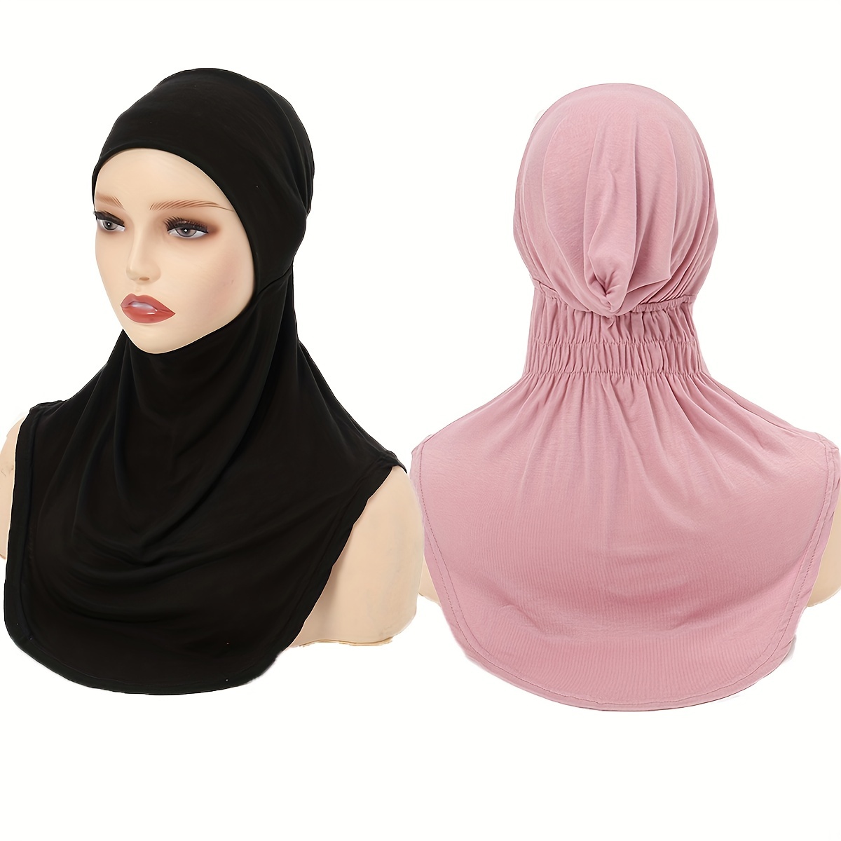 Solid Color Elastic Instant Hijab Cap Thin Breathable Pullover Cap Casual Outdoor Windproof Sunscreen Head Wrap For Women
Solid Color Elastic Instant Hijab Cap Thin Breathable Pullover Cap Casual Outdoor Windproof Sunscreen Head Wrap For Women