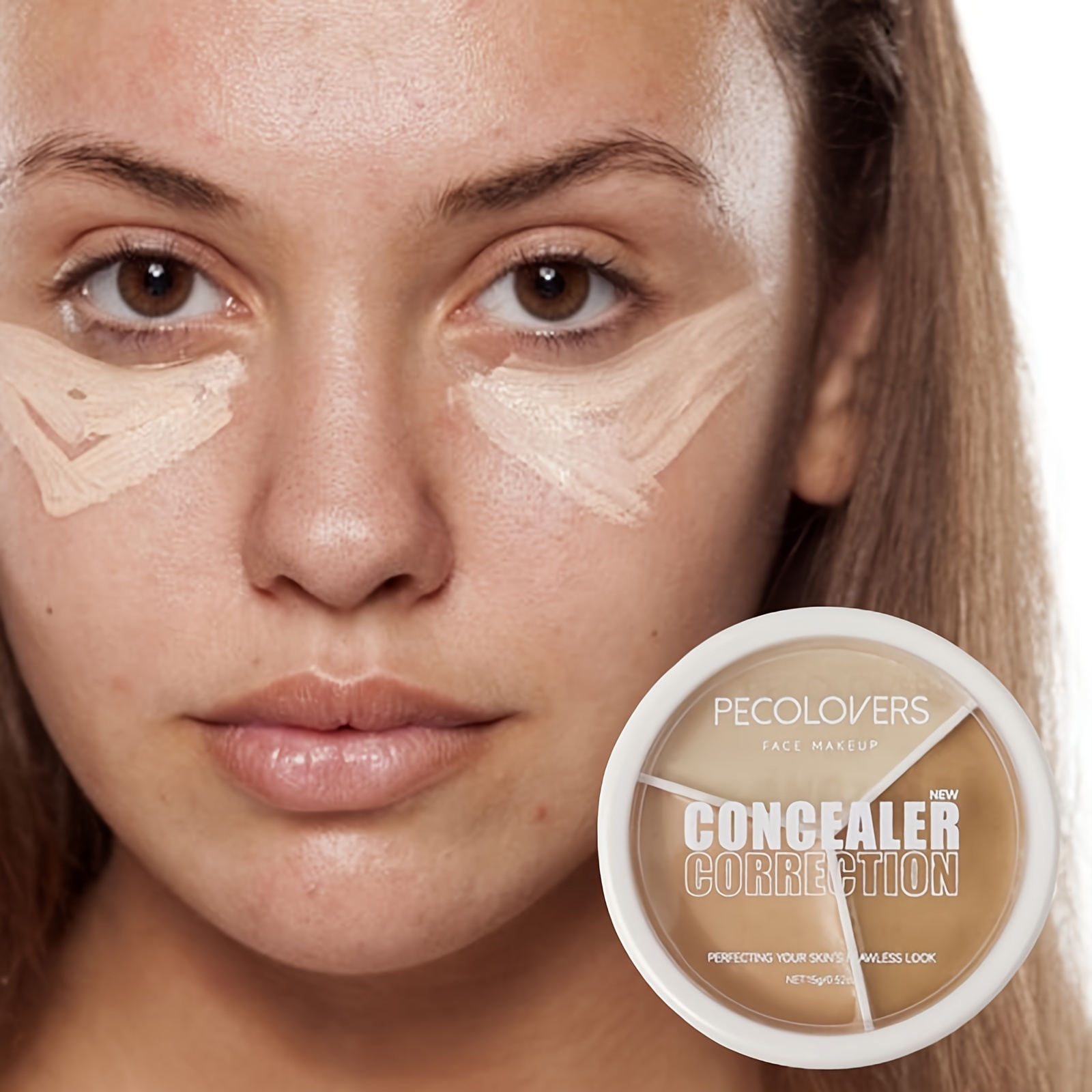 3-color Concealer Palette Creamy Texture Covering Acne Marks Dark Circles Multifunction Face Makeup Long Lasting Brightening Face Cosmetics
3-color Concealer Palette Creamy Texture Covering Acne Marks Dark Circles Multifunction Face Makeup Long Lasting Brightening Face Cosmetics
