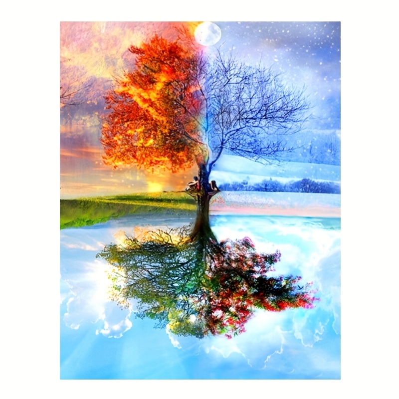 4 Seasons Tree Pattern Diamonds Painting Kit 5d Diamonds Art Kit, Painting Arts And Crafts For Home Wall Decoration And Gift
4 Seasons Tree Pattern Diamonds Painting Kit 5d Diamonds Art Kit, Painting Arts And Crafts For Home Wall Decoration And Gift