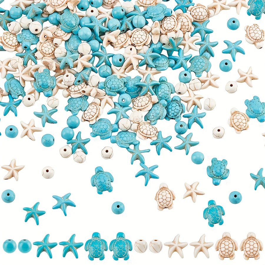 40/210/100/292/124/20pcs Cute Turtle Starfish Shape Pine Stone Beads Creative Fashion For Bracelet Necklace Drop Earrings Keychain Summer Beach Anklet Jewelry Making Beaded Party Gifts
40/210/100/292/124/20pcs Cute Turtle Starfish Shape Pine Stone Beads Creative Fashion For Bracelet Necklace Drop Earrings Keychain Summer Beach Anklet Jewelry Making Beaded Party Gifts