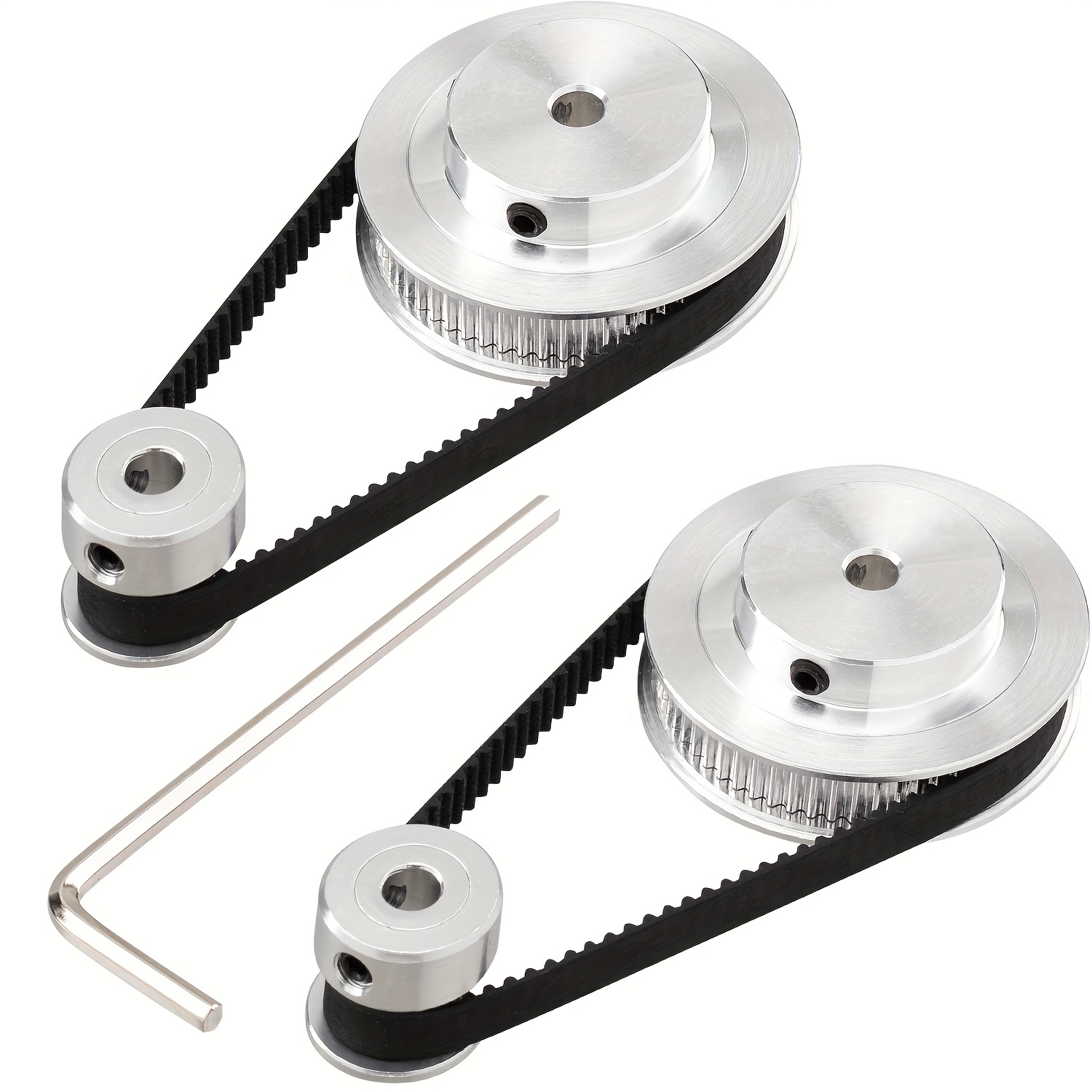 1 Set Gt2 Synchronous Belt Wheel 20/60 Tooth Hole Diameter 5mm Aluminum Timing Belt Length 300mm Width 6mm Motor Active Wheel
1 Set Gt2 Synchronous Belt Wheel 20/60 Tooth Hole Diameter 5mm Aluminum Timing Belt Length 300mm Width 6mm Motor Active Wheel