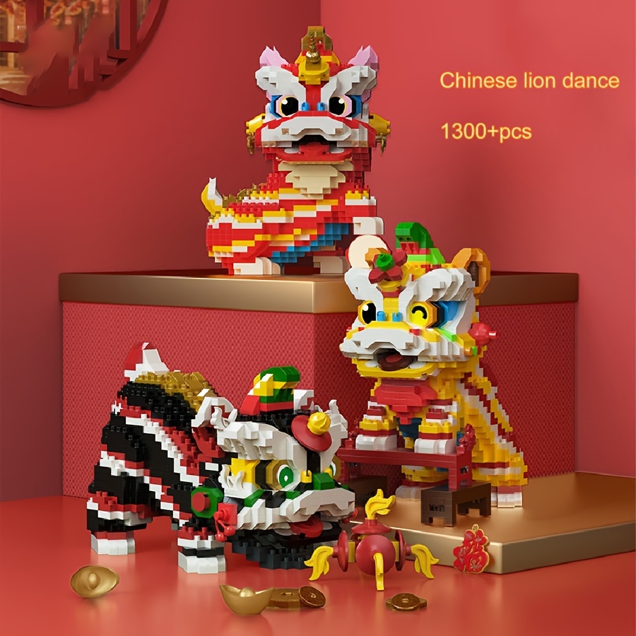 Build Your Own Chinese Lion Dance Ornaments - Creative Series Chinese Style Building Blocks!
Build Your Own Chinese Lion Dance Ornaments - Creative Series Chinese Style Building Blocks!