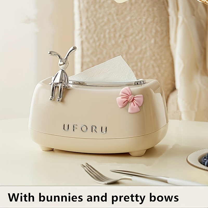 1pc Design Tissue Box Cover, Round Plastic Napkin Dispenser, Desktop Tissue Holder For Bathroom, Living Room, Bedroom - Home Decor Accessories
1pc Design Tissue Box Cover, Round Plastic Napkin Dispenser, Desktop Tissue Holder For Bathroom, Living Room, Bedroom - Home Decor Accessories