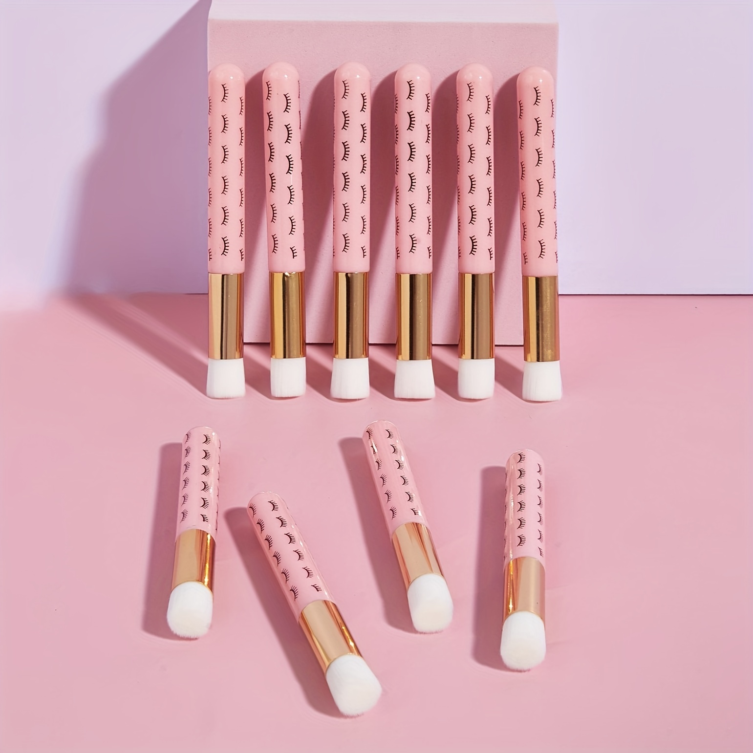 10pcs Lash Shampoo Brushes, Blackhead Remover Brush Tool, Nose Pore Deep Cleaning Brush, Facial Cleaning Brushes, Eyelash Extensions Brush Washing Brush Cute Lash Cleanse Brushes
10pcs Lash Shampoo Brushes, Blackhead Remover Brush Tool, Nose Pore Deep Cleaning Brush, Facial Cleaning Brushes, Eyelash Extensions Brush Washing Brush Cute Lash Cleanse Brushes