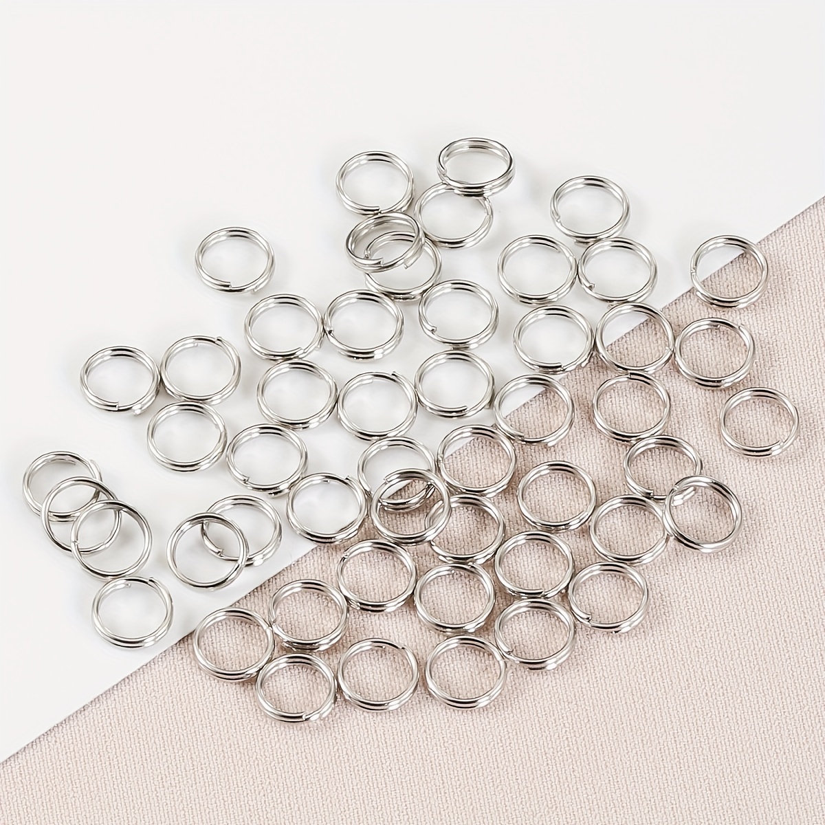 50pcs/lot Metal Keyring Blank For Diy Keychain Jewelry Making 6-20mm Key Holder Split Ring Connector Accessories
50pcs/lot Metal Keyring Blank For Diy Keychain Jewelry Making 6-20mm Key Holder Split Ring Connector Accessories
