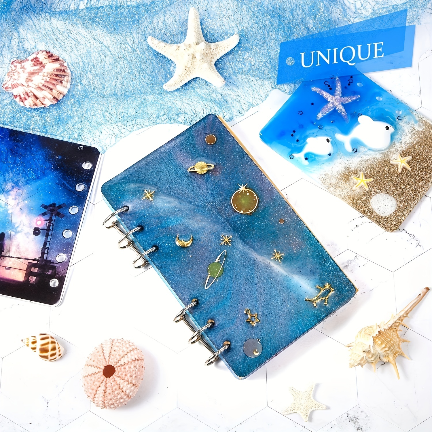 1pc Notebook Cover Silicone Resin Mold A5 A6 A7 Multi Size Epoxy Resin Book Cover Silicone Casting Mold For Diy Rectangle Notebook Scrapbook Album Cover Casting
1pc Notebook Cover Silicone Resin Mold A5 A6 A7 Multi Size Epoxy Resin Book Cover Silicone Casting Mold For Diy Rectangle Notebook Scrapbook Album Cover Casting