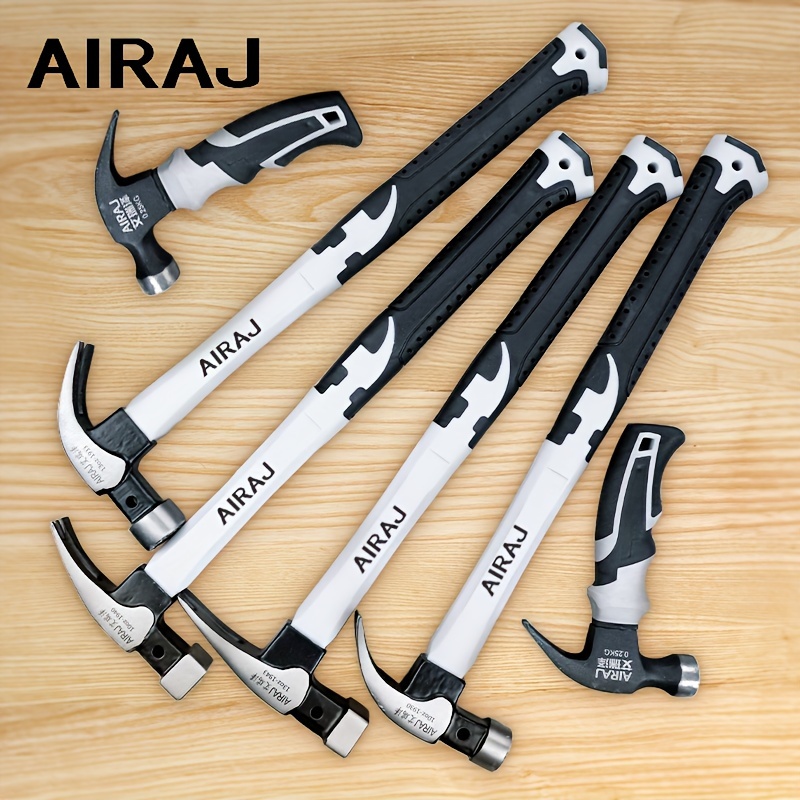 6pcs Airaj Multifunctional Sheep Horn Hammer Industrial Grade Decoration Household Hammer Wrapped With Glue Non Slip Hardware Tool
6pcs Airaj Multifunctional Sheep Horn Hammer Industrial Grade Decoration Household Hammer Wrapped With Glue Non Slip Hardware Tool
