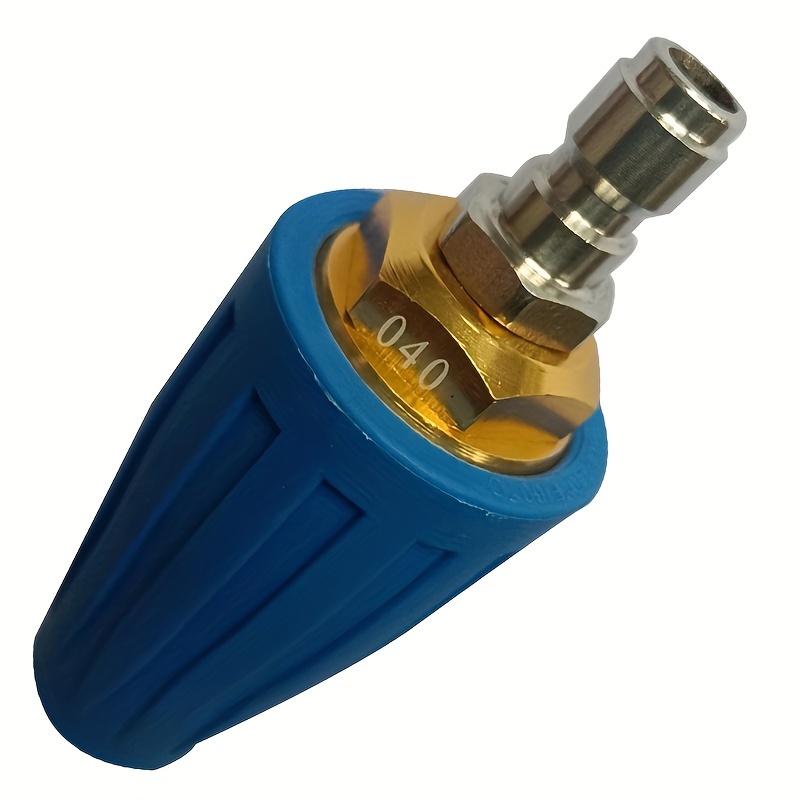 1pc Car Pressure Washer Tips Turbo Nozzle Pressure Washer 4000 Psi Max Rotating Pressure Washer Nozzle With 1/4'' Quick Cleaning Brick, Concrete, And Vinyl Surfaces, 4.0
1pc Car Pressure Washer Tips Turbo Nozzle Pressure Washer 4000 Psi Max Rotating Pressure Washer Nozzle With 1/4'' Quick Cleaning Brick, Concrete, And Vinyl Surfaces, 4.0