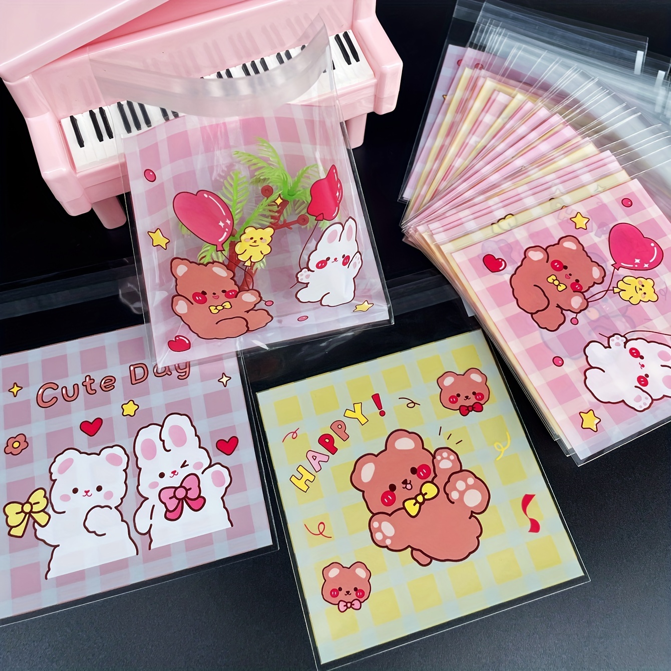 100pcs, Sac Ziplock Opp Original Mignon D'ours de Lapin (13.0cm * 10.01cm / 5.12in * 3.94in), Grand Sac de Bonbons de Biscuit, Sac D'emballage de Cadeau de Fête Prénatale, Fournitures de Fête
100pcs, Sac Ziplock Opp Original Mignon D'ours de Lapin (13.0cm * 10.01cm / 5.12in * 3.94in), Grand Sac de Bonbons de Biscuit, Sac D'emballage de Cadeau de Fête Prénatale, Fournitures de Fête