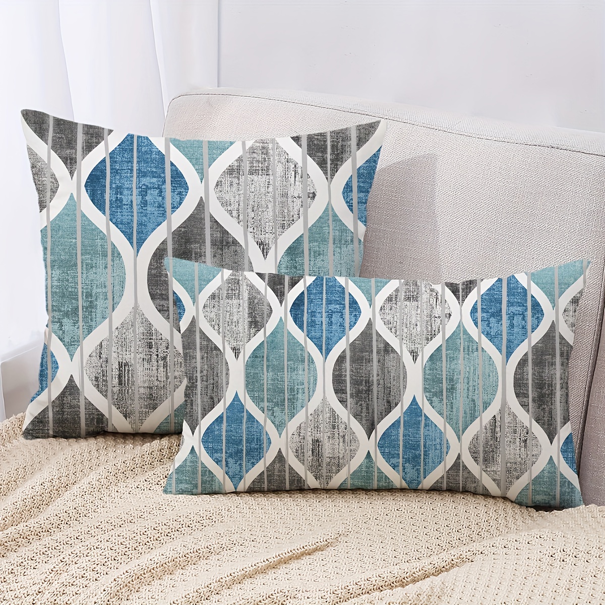 1pc Bohemian Pillow Cover, Double Sided Printing, Sofa Fashion Car Cushion Decoration Home Throw Pillow Cover Bed Decoration, Suitable For Sofa Sofa Bedroom Home Decoration, Without Pillow Insert
1pc Bohemian Pillow Cover, Double Sided Printing, Sofa Fashion Car Cushion Decoration Home Throw Pillow Cover Bed Decoration, Suitable For Sofa Sofa Bedroom Home Decoration, Without Pillow Insert