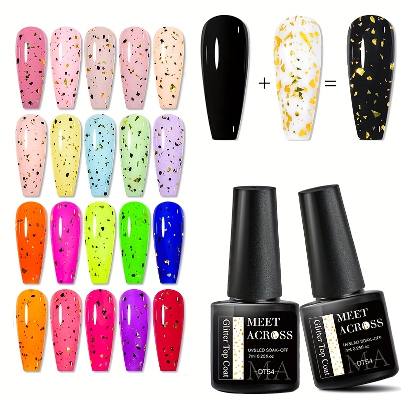 Meet Across 7ml Golden Glitter Eggshell Gel Nail Polish With Clear Top Coat And Semi-permanent Soak Off Neon Uv Gel - Multicolor Options Available
Meet Across 7ml Golden Glitter Eggshell Gel Nail Polish With Clear Top Coat And Semi-permanent Soak Off Neon Uv Gel - Multicolor Options Available