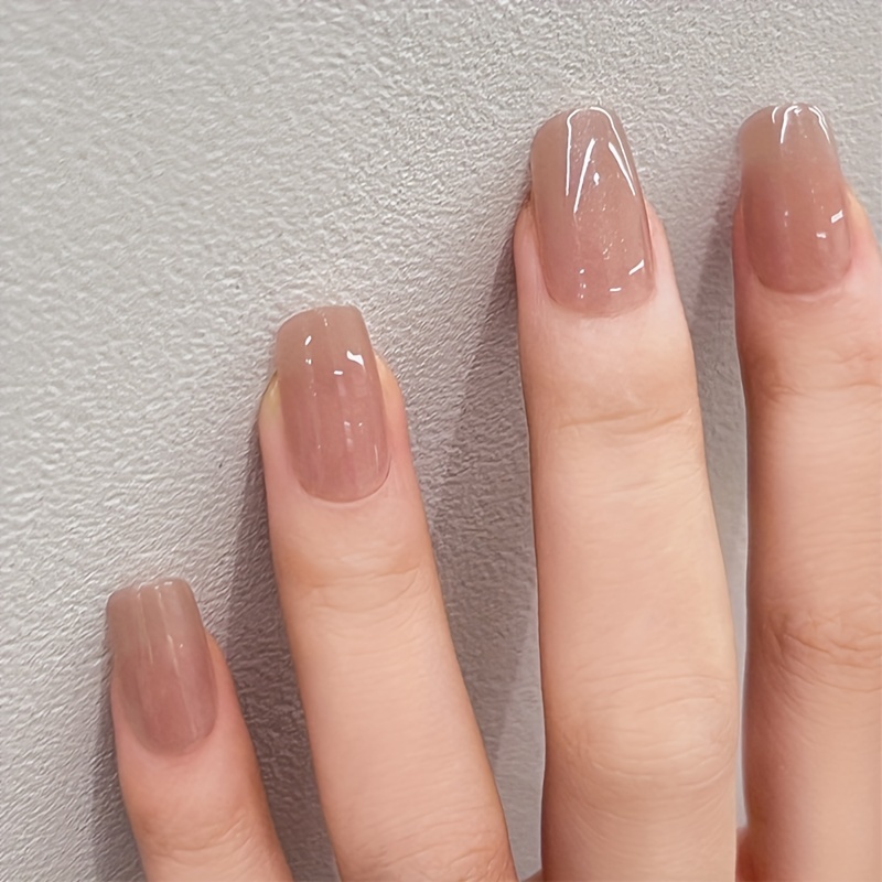 24pcs Glossy Square Press On Nails - Short Fake Nail Tips False Nails For Women And Girls - Includes Nail File And Jelly Glue
24pcs Glossy Square Press On Nails - Short Fake Nail Tips False Nails For Women And Girls - Includes Nail File And Jelly Glue