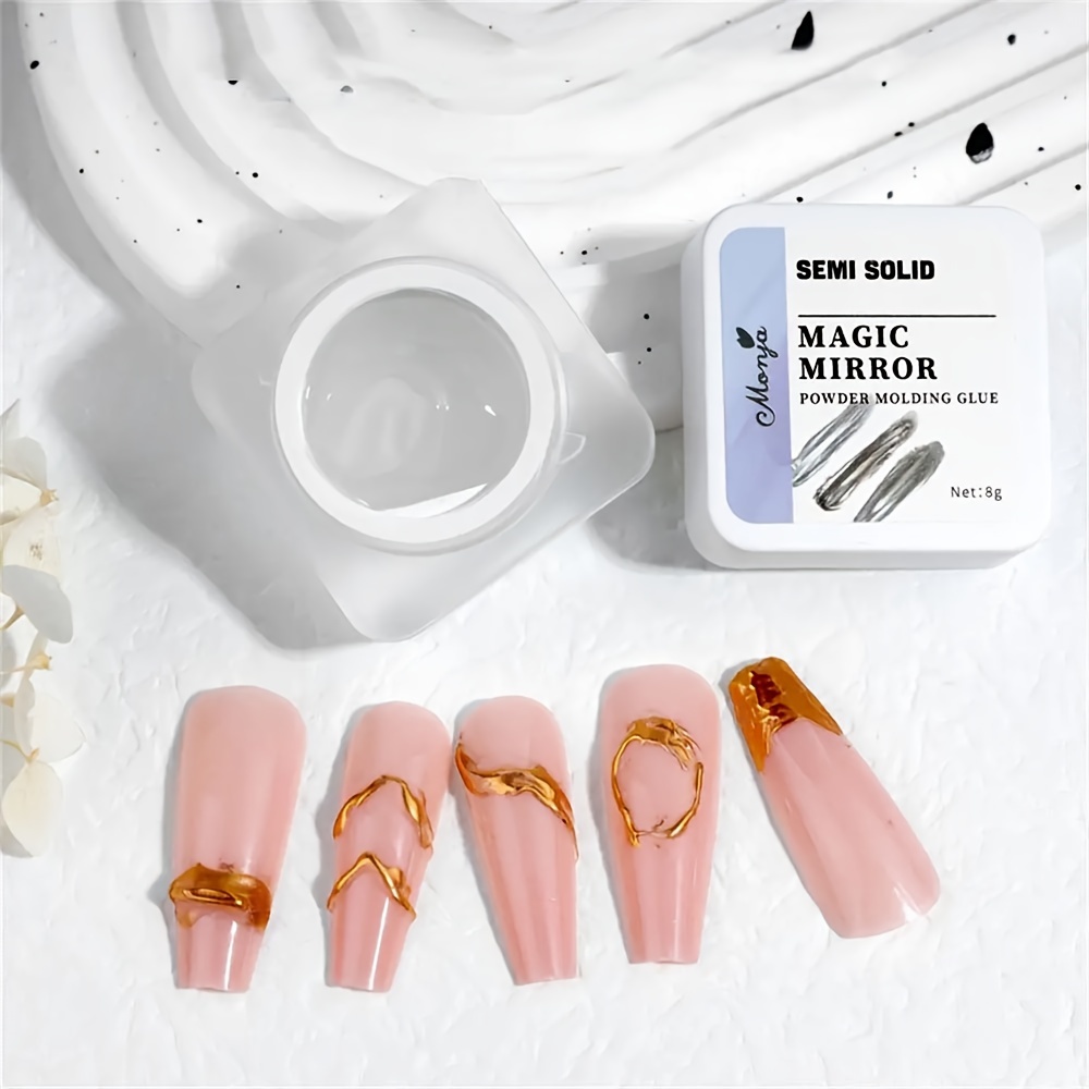 1pc Semi-solid Drawing Gel Nails Magic Mirror Powder Glue Nail Art Wash-free Adhesive Long-lasting Glue
1pc Semi-solid Drawing Gel Nails Magic Mirror Powder Glue Nail Art Wash-free Adhesive Long-lasting Glue