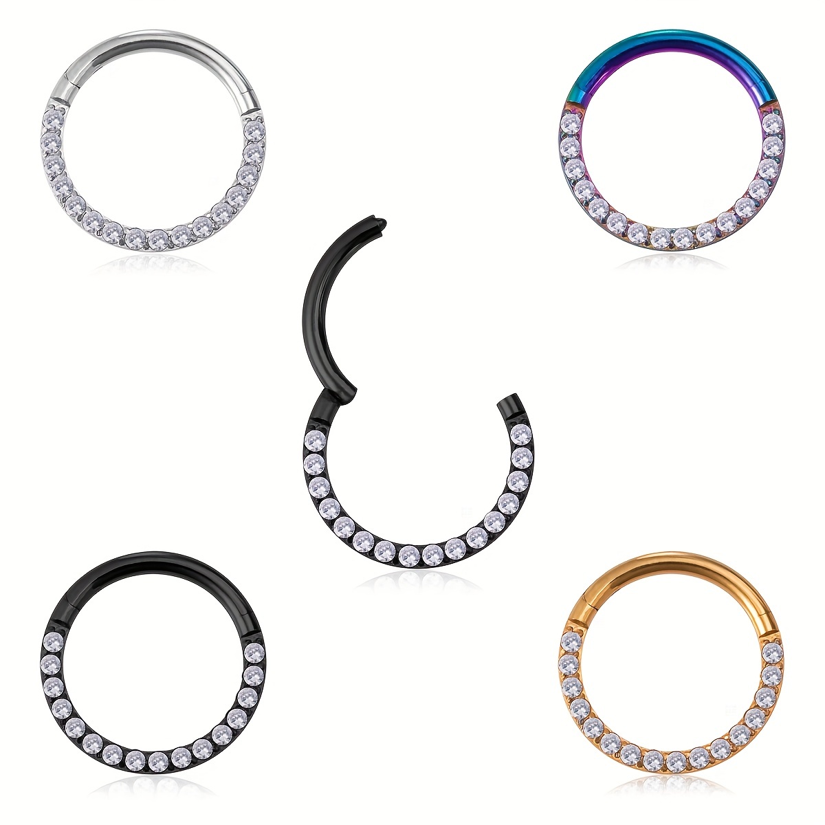 1pc 16G Acier inoxydable Zircone Septum Piercing Clicker Anneau Charnière Anneau de Nez Daith Boucles d'oreilles Conch Piercing Bijoux Helix Cartilage Tragus Lobe Anneau de Ventre Boucle d'oreille
1pc 16G Acier inoxydable Zircone Septum Piercing Clicker Anneau Charnière Anneau de Nez Daith Boucles d'oreilles Conch Piercing Bijoux Helix Cartilage Tragus Lobe Anneau de Ventre Boucle d'oreille