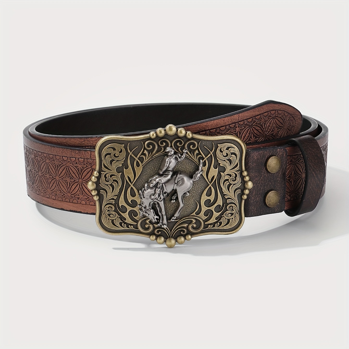 Ceinture De Mode Cowboy Occidental Pour Hommes Ceinture Boucle