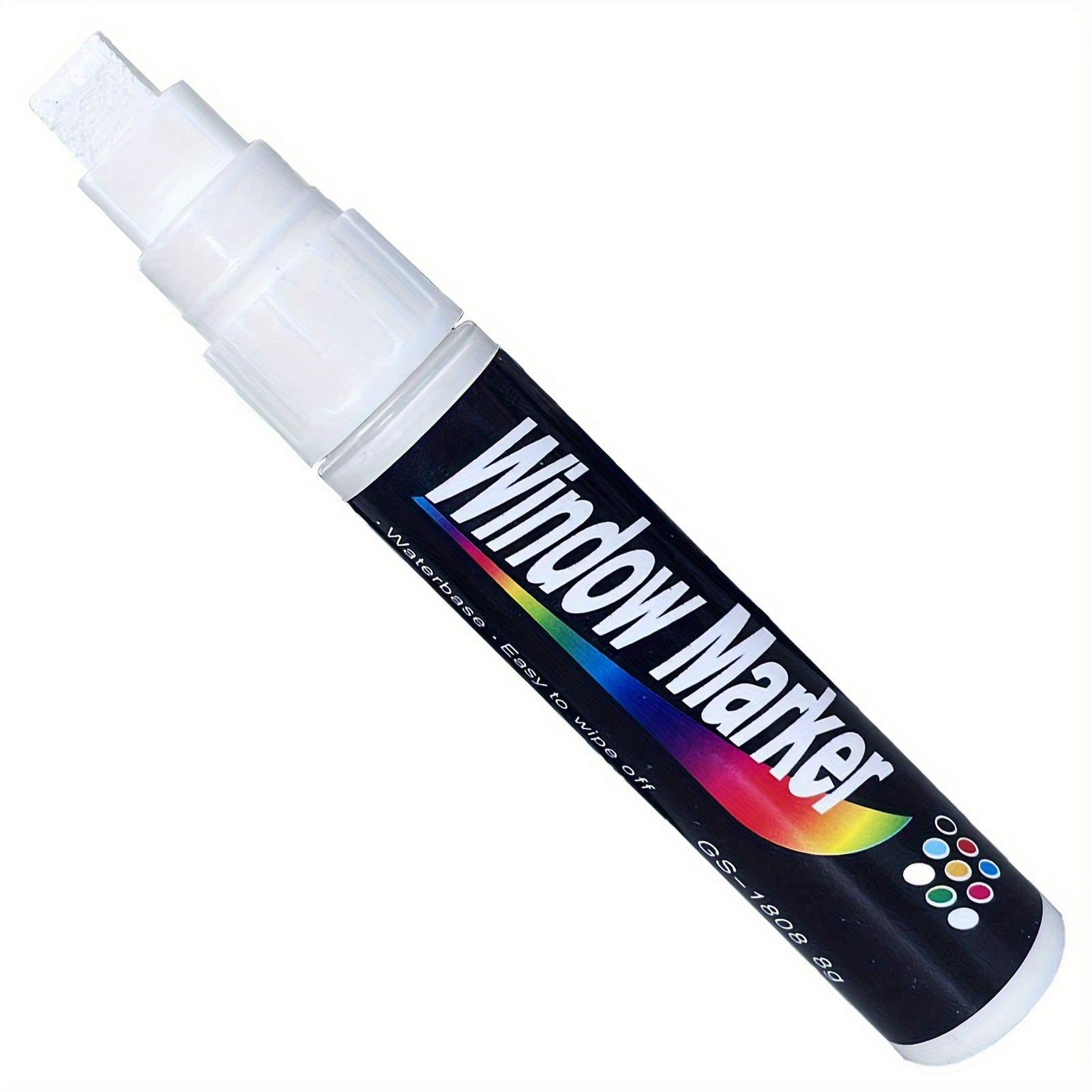 Marqueur de Fenêtre Jumbo Blanc, Pointe de 8mm, Craie Liquide Non-Toxique et Lavable pour Voitures, Tableaux Noirs, Verre - Thème
Marqueur de Fenêtre Jumbo Blanc, Pointe de 8mm, Craie Liquide Non-Toxique et Lavable pour Voitures, Tableaux Noirs, Verre - Thème